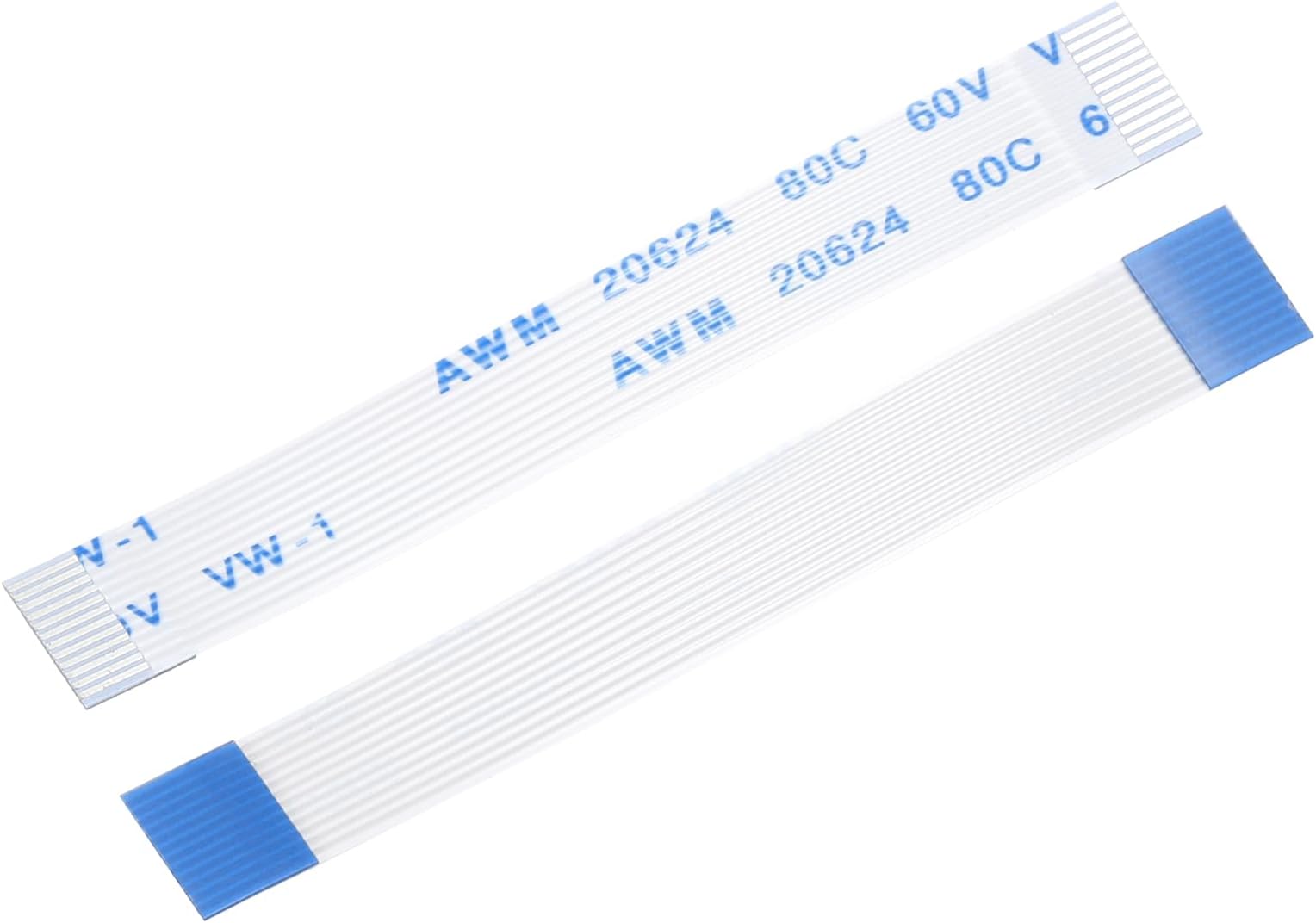 uxcell 20Pcs FFC Flexible Flat Cable, 12 Pins 0.5 mm Pitch 50mm FPC FFC Flexible Ribbon Cable for LCD TV Car Audio DVD Player Laptop (A Type)