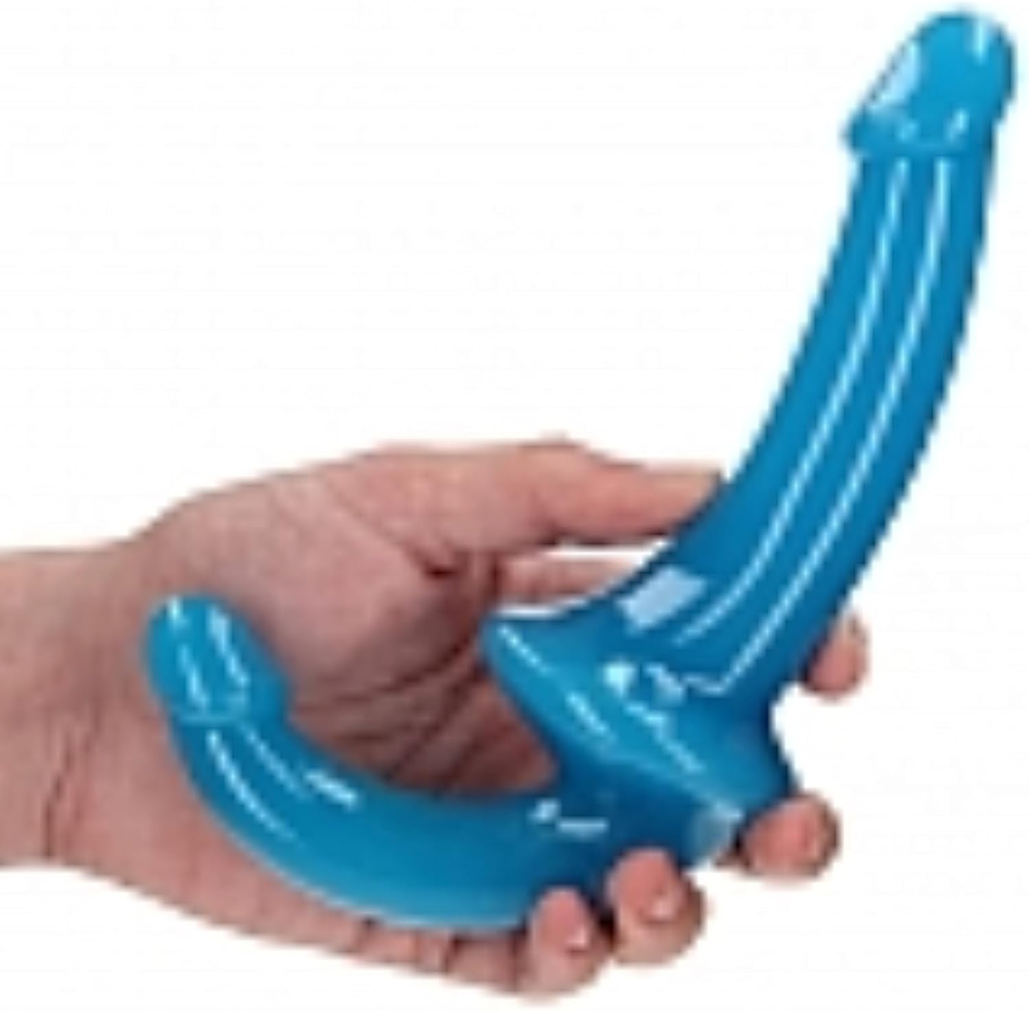 Realrock GITD 6in StraplessStrapOn NeBlu REA147GLOBLU