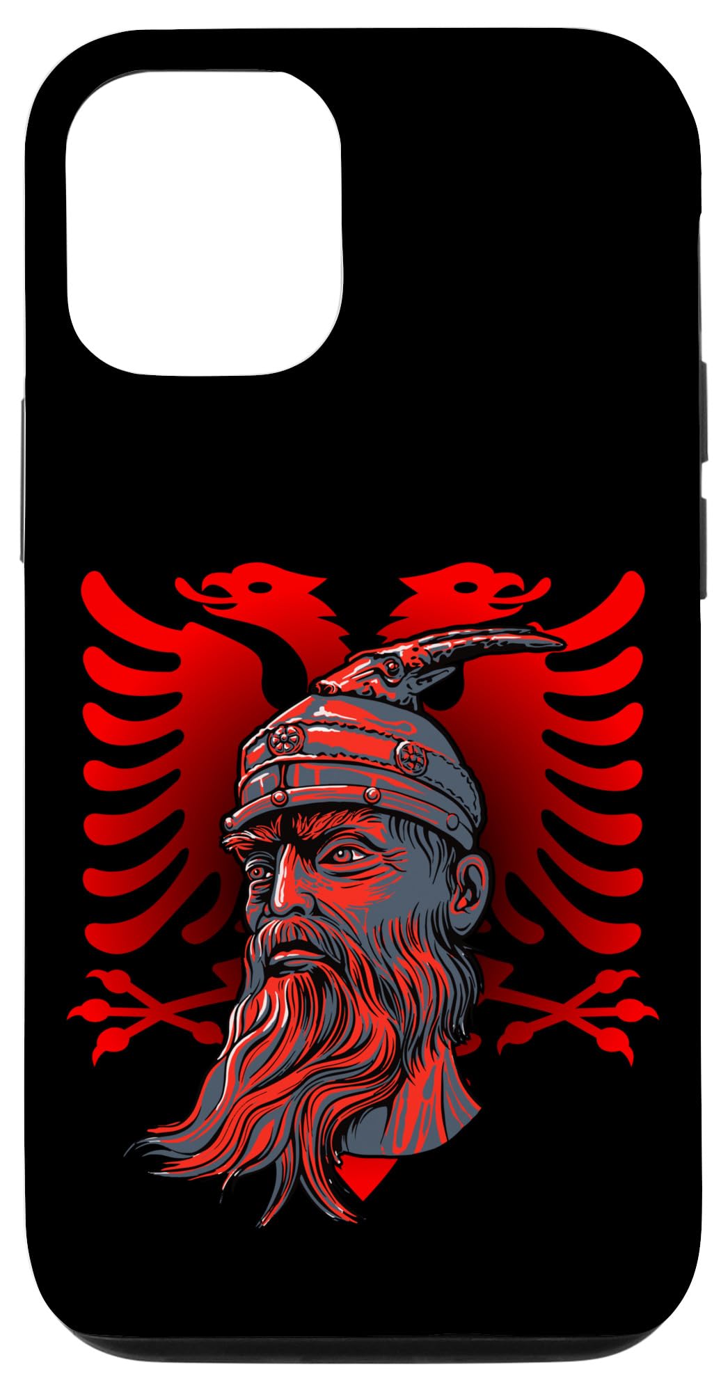 iPhone 12/12 Pro Skanderbeg Albanian National Hero Eagle Kosovo Albanian Case