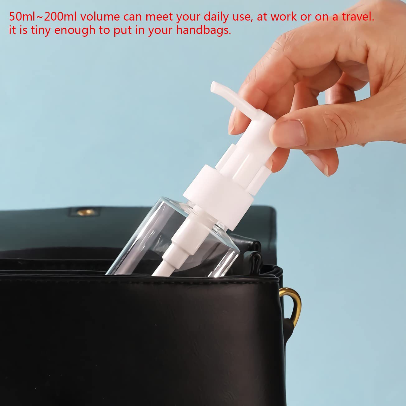 12 Pezzi 50 ml Ovale Trasparente Pet plastica Dispenser Pompa flacone con Pompa per lozione Fai da Te flaconi Bili per Cosmetici Bagno lozione Shampoo Gel con Imbuto (150 ml)