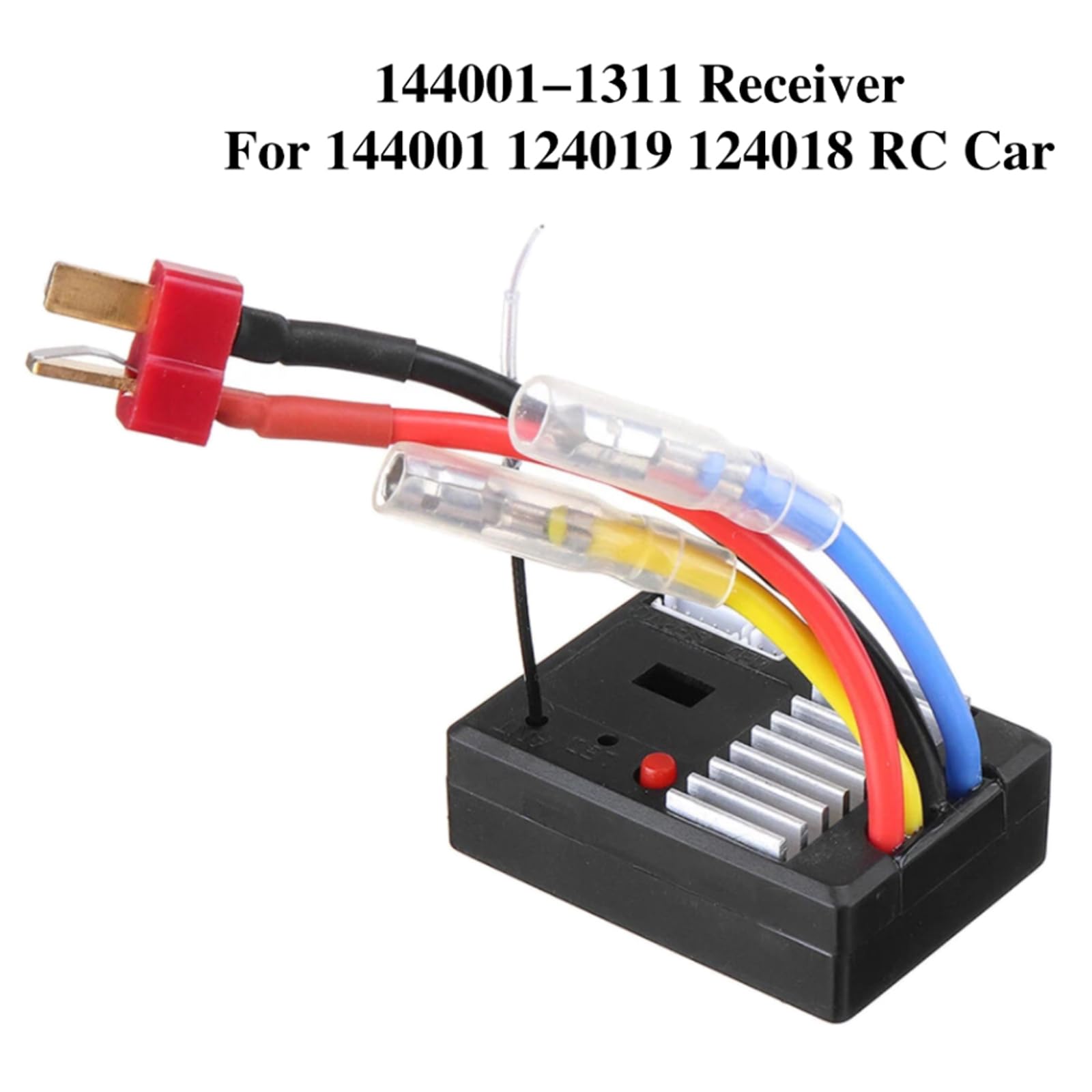 Newwyt Ricevitore Originale Pannello Scheda Principale per Auto Ad velocità Telecomandata Kit Modificati Fai da Te Wltoys 144001 124019 124018 Plastica