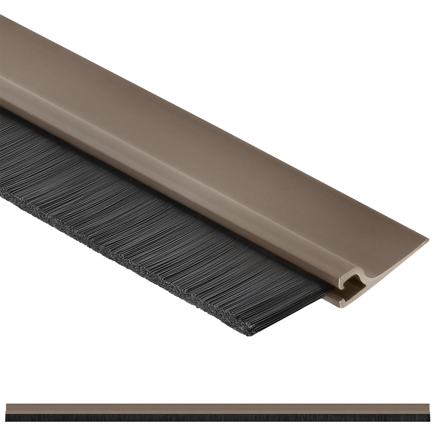 Oppingster Zugluftstopper Braun - Selbstklebende Türdichtung