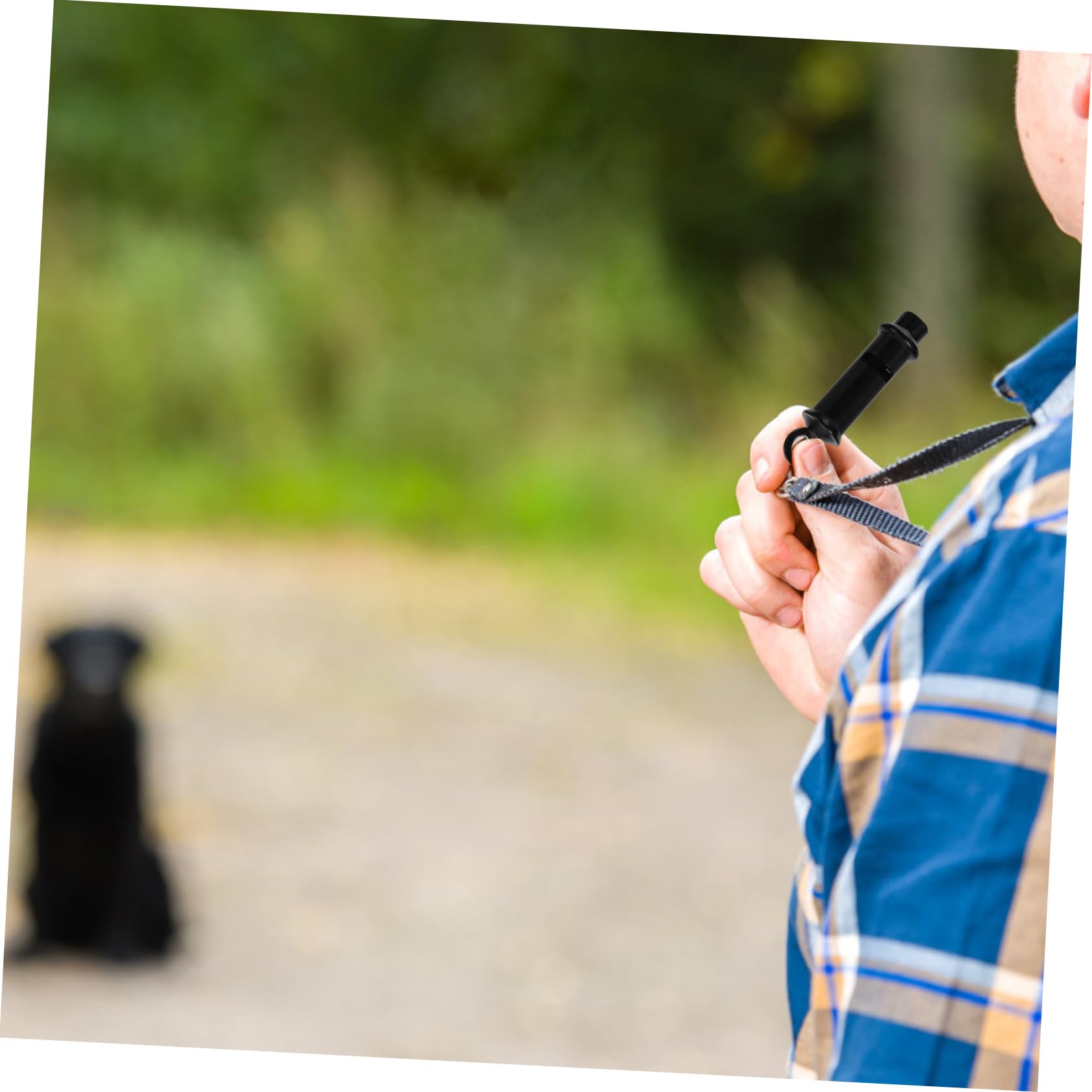 Garneck Essential: Dog Training Whistle Adjustable Volume Metal Construction for Outdoor Use