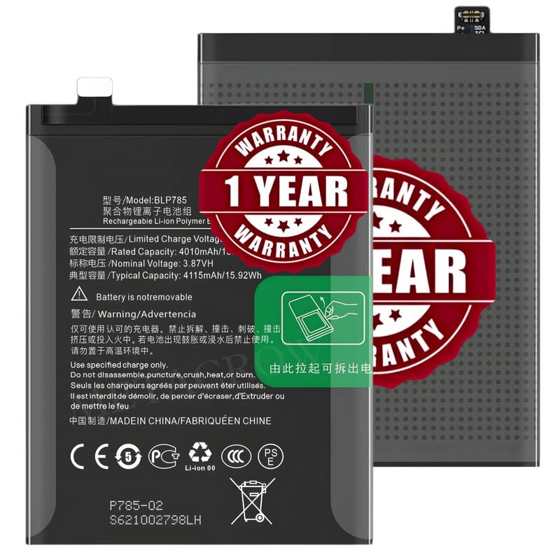 Image of Original BLP785 Battery Compatible for OnePlus Nord (AC2001, AC2003) - (4115mAh) - 1 Year Warranty JK10