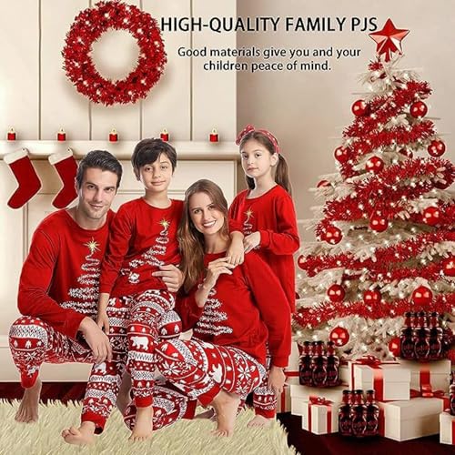Oriental eLife Matching Christmas Pjs For Family,Elf Pyjamas Christmas,Matching Family Christmas Pyjamas Set,Xmas Elf Printed Sleepwear - Image 5