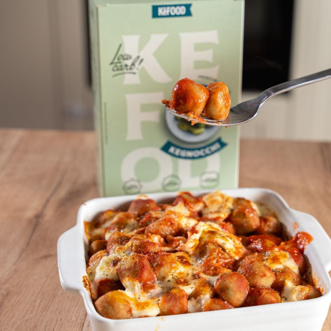 Kefood® Kit Pasta Keto (Box Scorta 6 Confezioni) – Mix 2 Spaghetti, 2 Riso, 2 Gnocchi – Pasta di Konjac Shirataki Senza Glutine e Low Carb