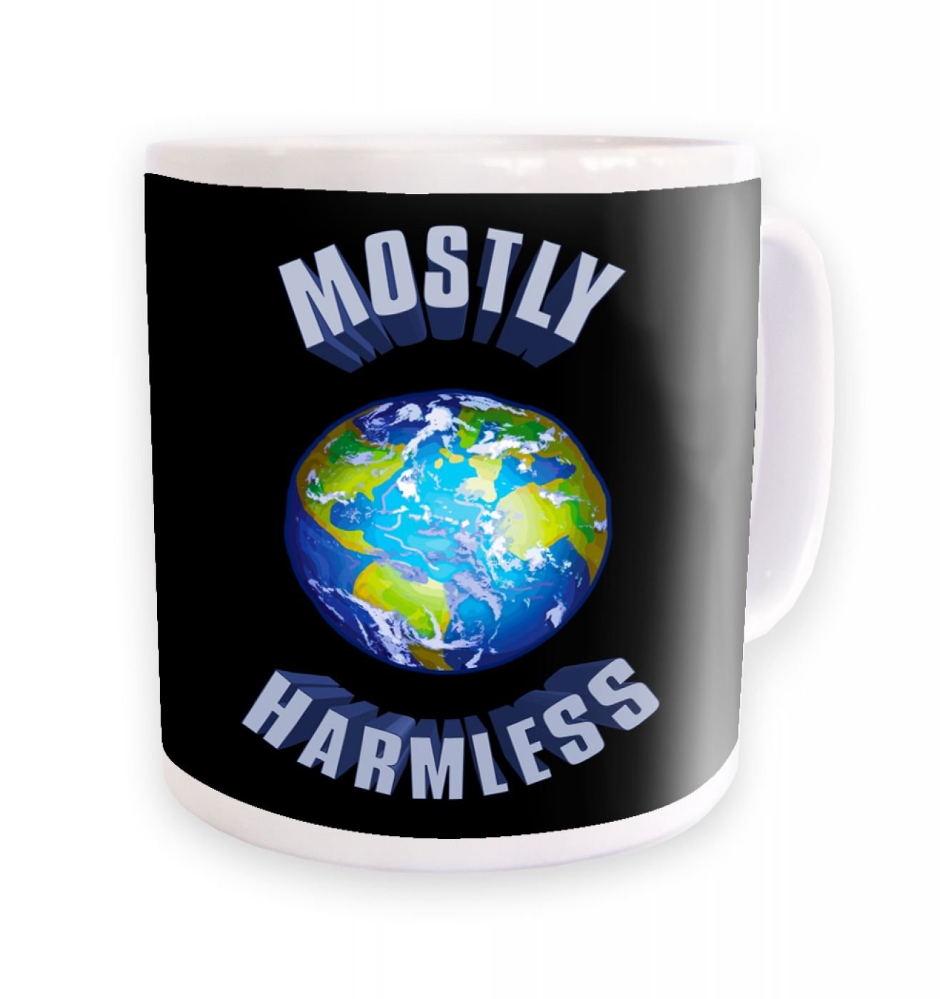Geeky Mugs By Big Mouth White Earth Mostly Harmless Mug