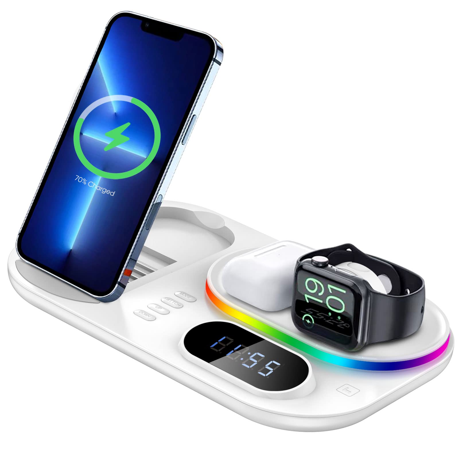 Wireless charger clock Find the best price at PriceSpy