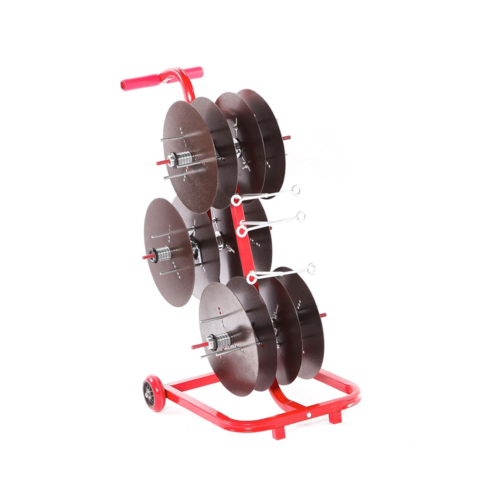 Support bobines de fil robuste distributeur 4 à 8 rouleaux pour câble industriel