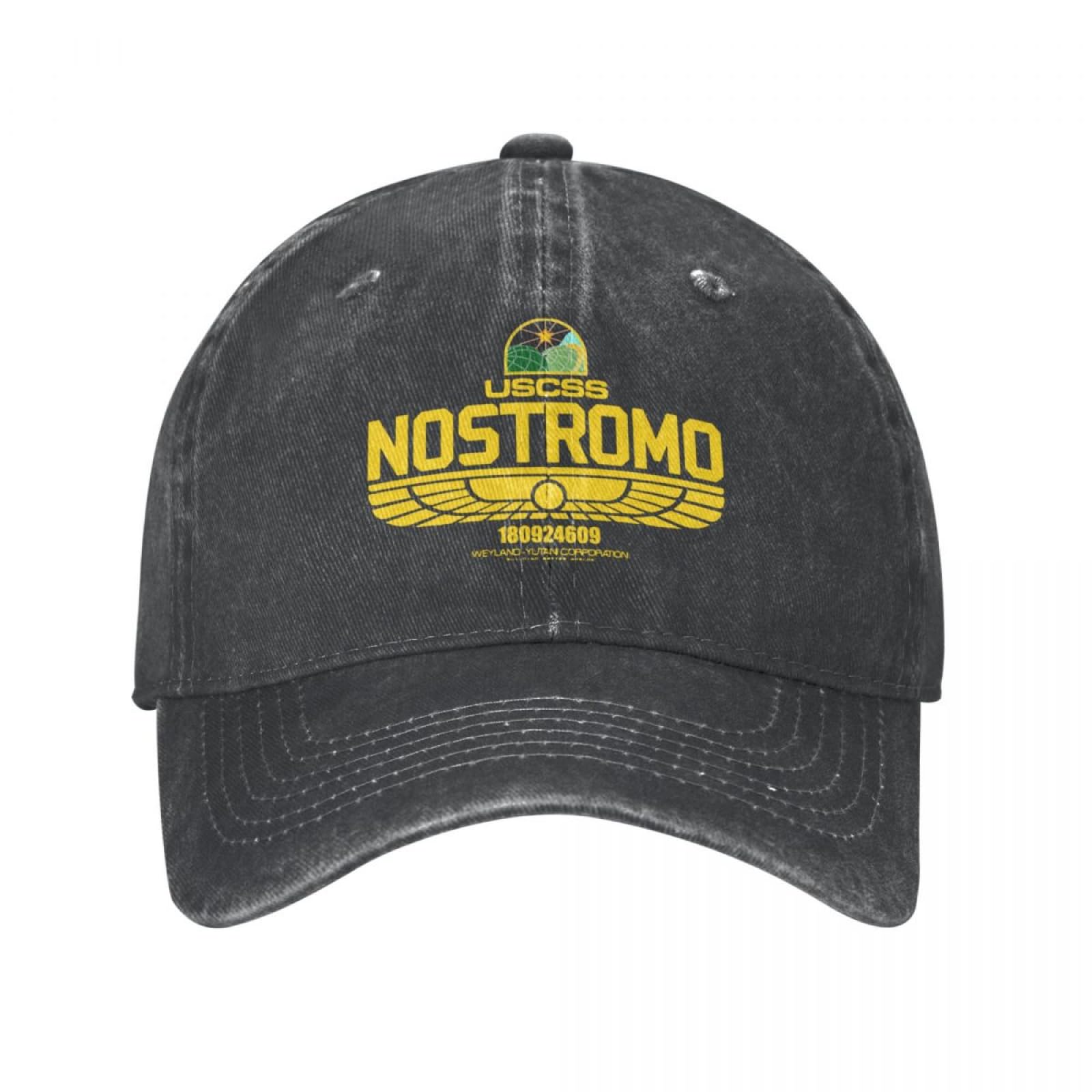 Baseball Cap Nostromo Alien Space Horror Movie Unisex Baseball Cap Worn Style Denim Soft Unstructured for Outdoors Gift