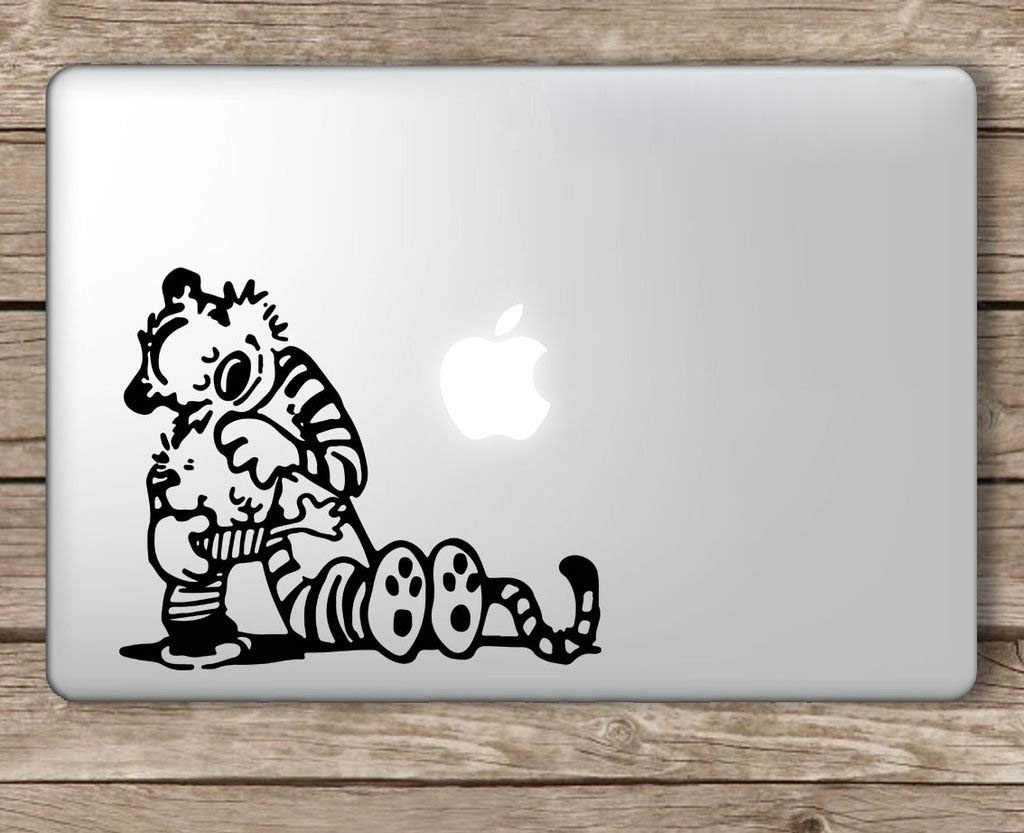 ISEE 360® Hobbes Hugging Calvin Laptop Vinyl Sticker Black L x H 12.00 x 12.00 Cm (B07RRYDVXM) Amazon Price History, Amazon Price Tracker