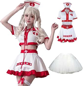 コスプレ ナース服 Amazon.co.jp: [WhimsiNova] ナース服 ハロウィン コスプレ