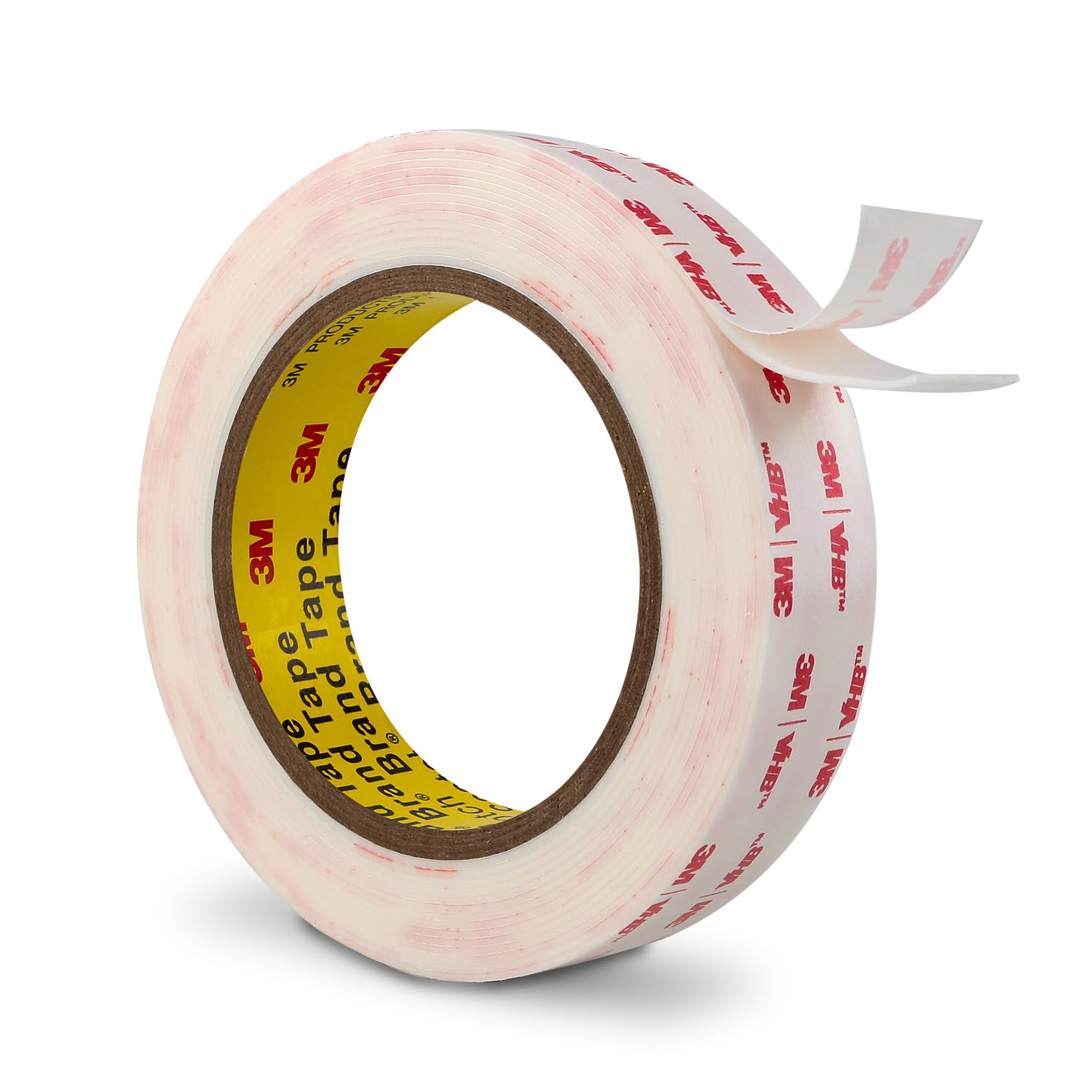 3M Cinta Adhesiva de Doble Cara Para Montaje 25 mm x 4,7 m Blanco 1 Rollo | 1,1 mm de Grosor, Espuma Resistente Extrafuerte, para Decoración De Coches Hogar y Oficina
