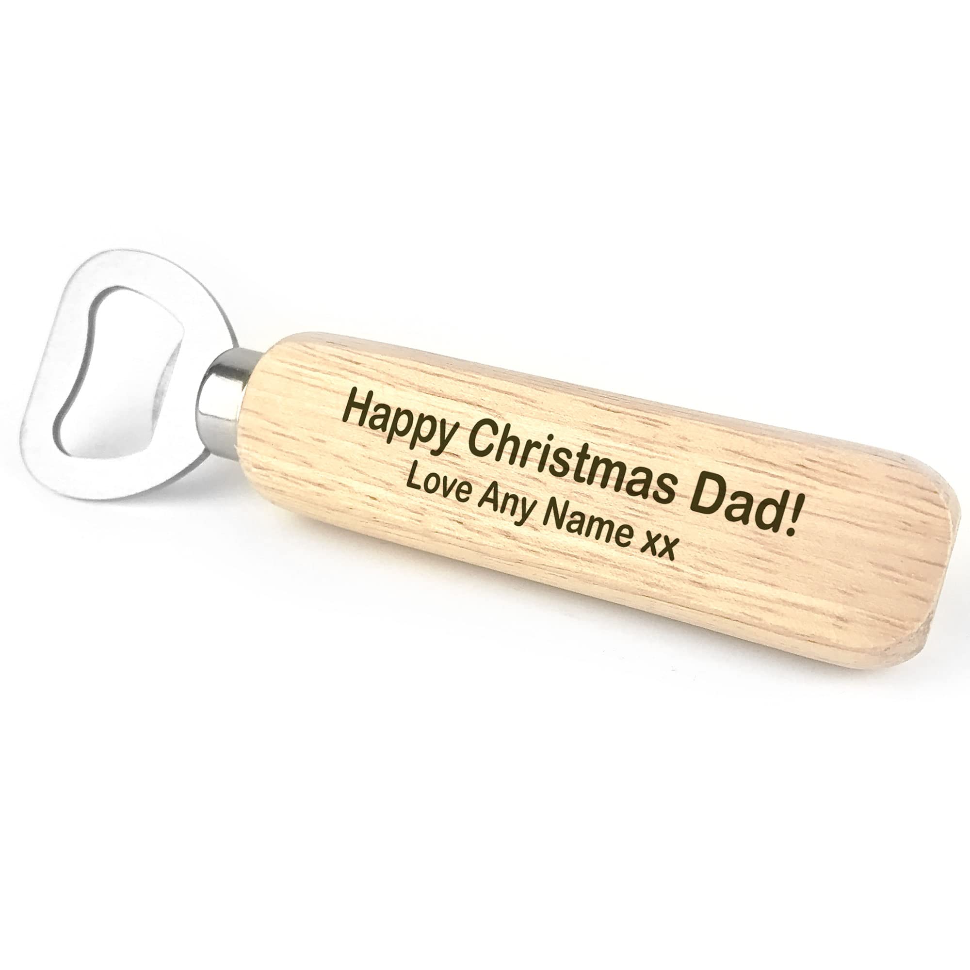 Novelty Christmas for Dad Personalised Bottle Opener Thank You Gift for Dad