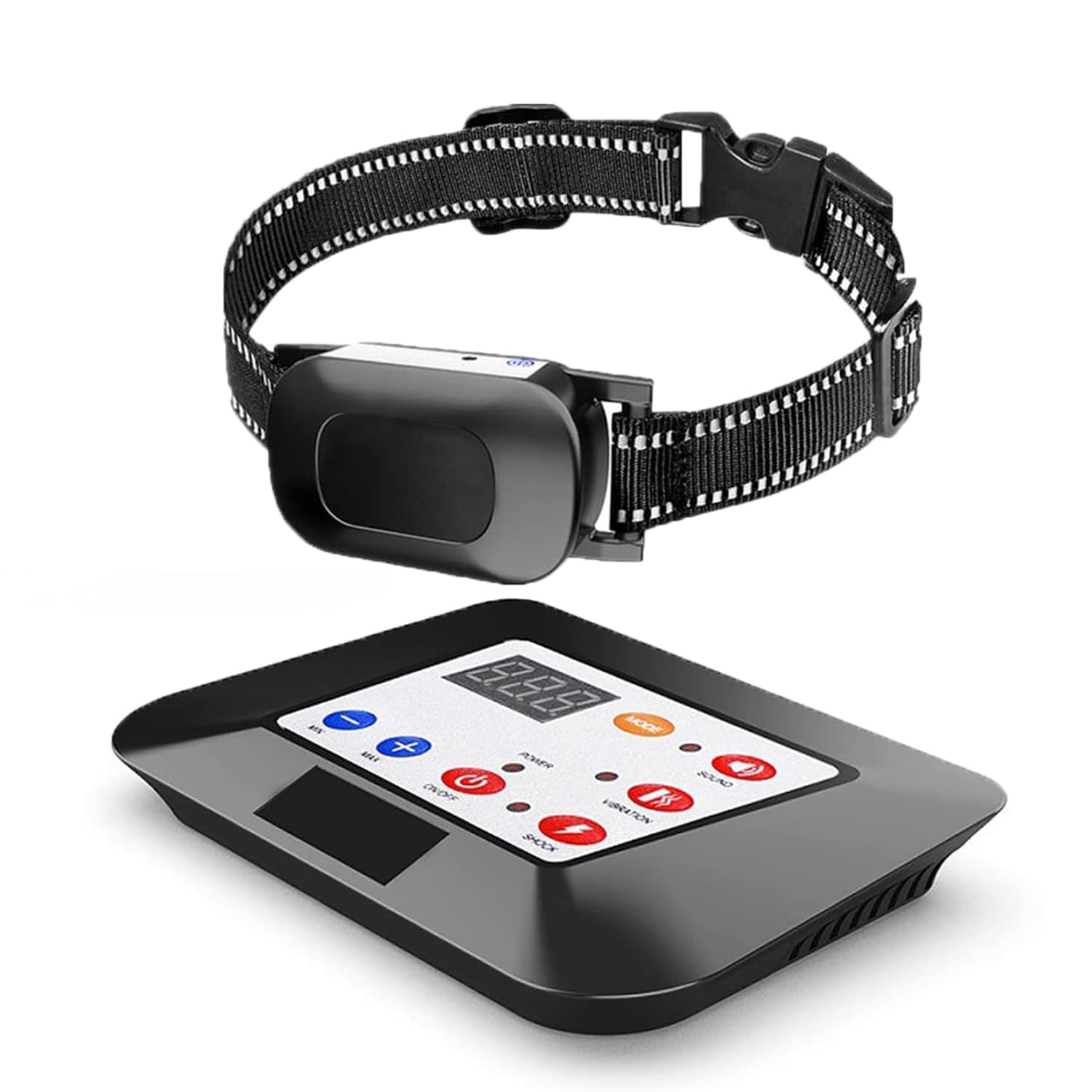 TeqHome Wireless Dog Fence, Upgraded Electric Dog Fence with Training Collar & Remote, IPX65 Waterproof, 2-in-1 Wireless Pet Containment System Set for Small Medium Large Dogs, Max Range 990FT