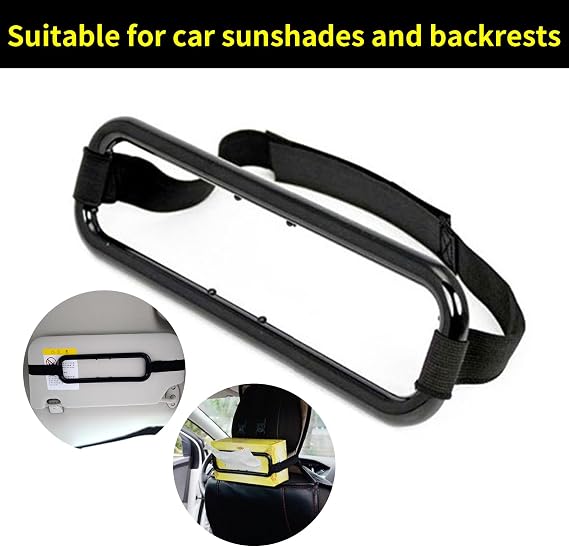 1 Pcs Car Sun Visor Tissue Bracket, 8.17 X 2.57 Car Sun Visor Tissue Box Holder, Seat Back Napkin Bracket, Universal for Cars Suvs and Trucks Car Paper Towel Holder