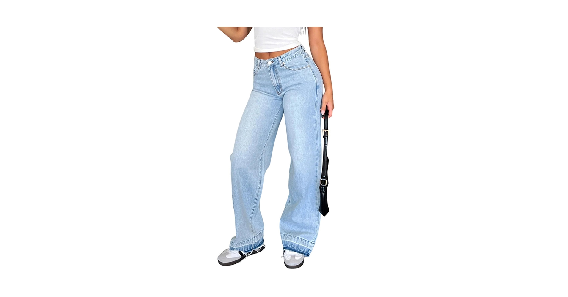 Amazon.com: Women's Baggy Jeans Trendy Stretchy Fit
