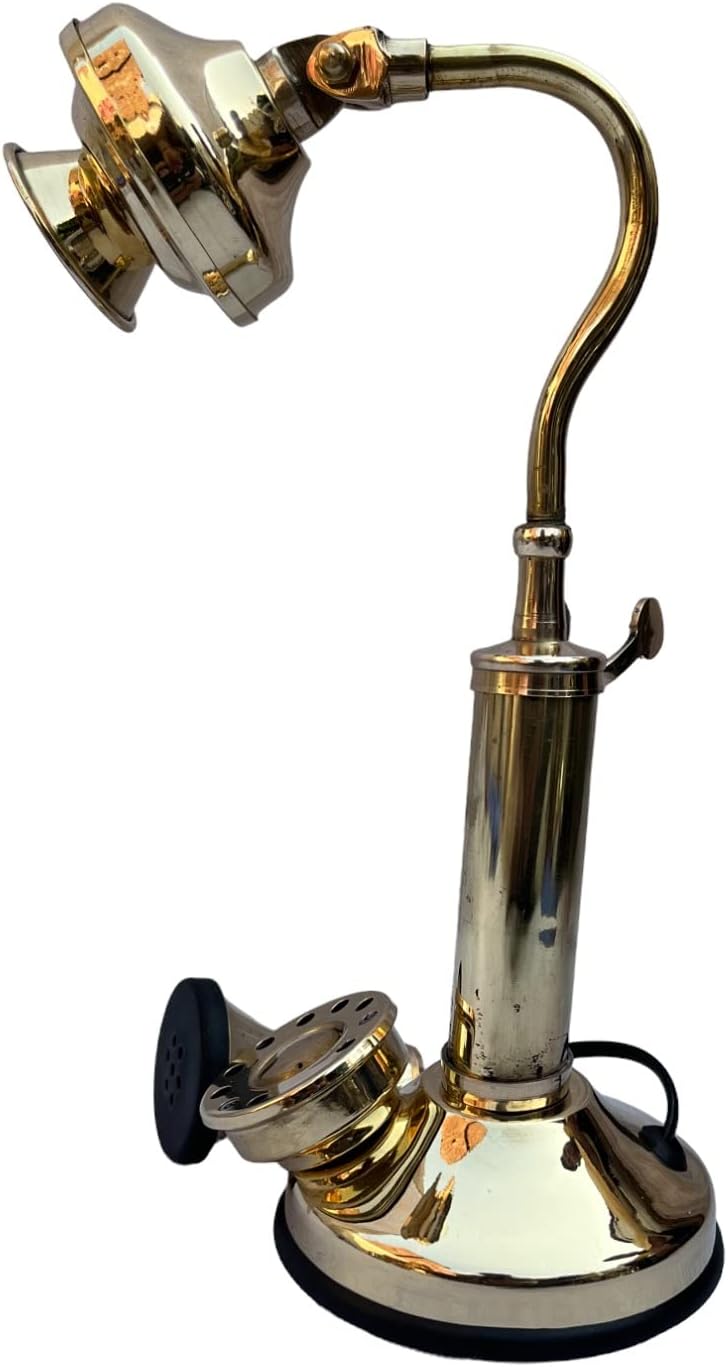 Christmas Decorative Candlestick Telephone Non-Working Collectible Ornament Gift Vintage Miniature Telephone