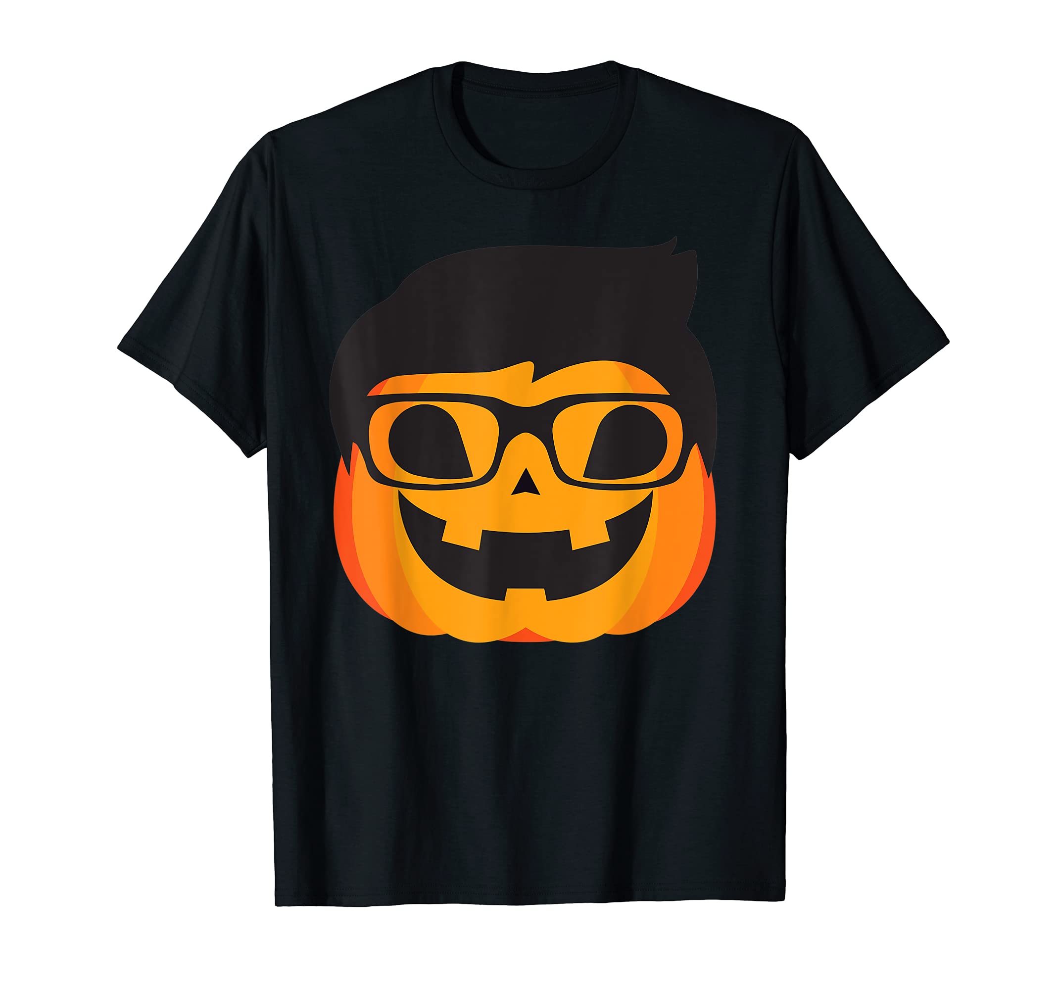 Halloween Nerd Glasses Pumpkin Holiday T-Shirt