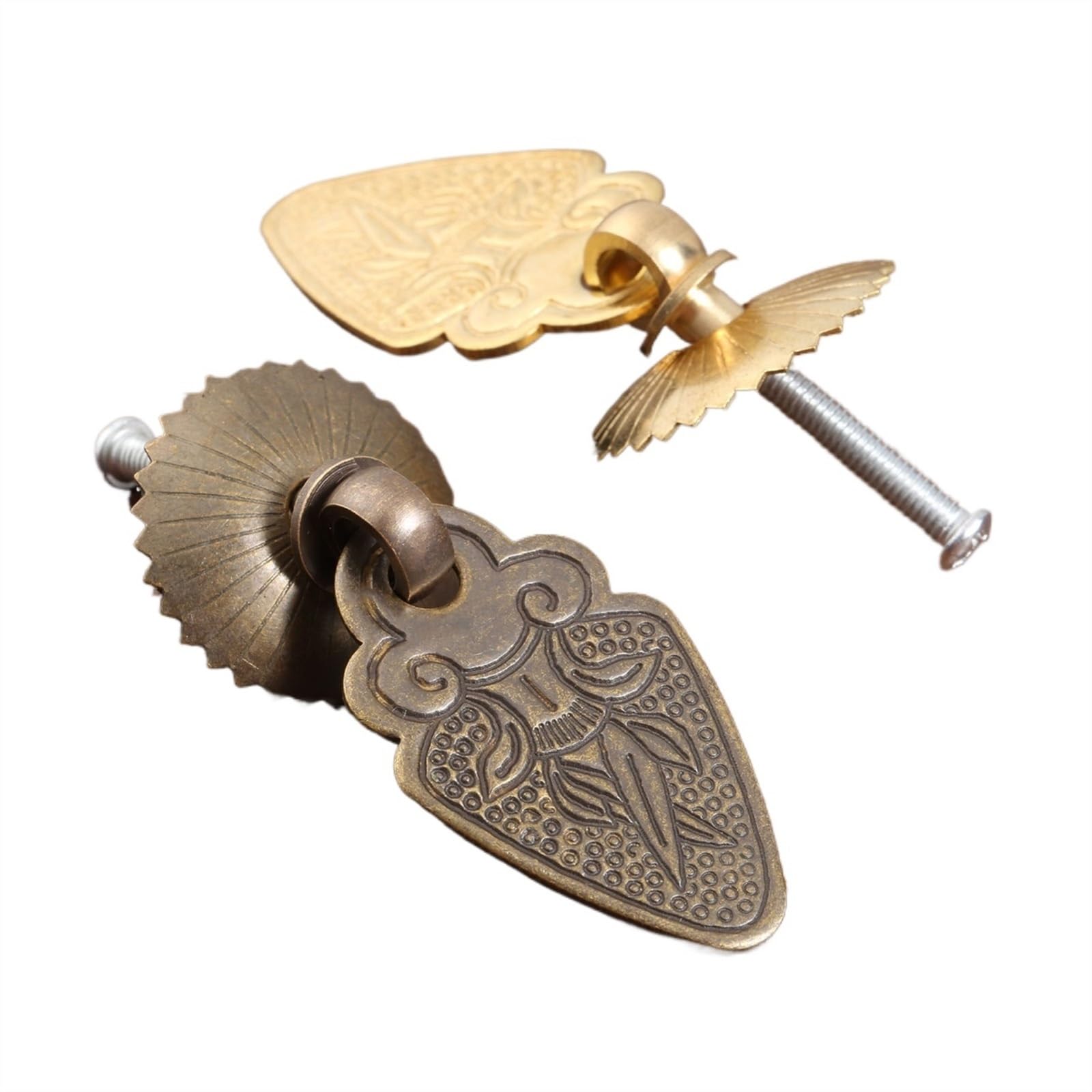 Tirador de anillo vintage para solucionar la apertura de cajones y armarios
