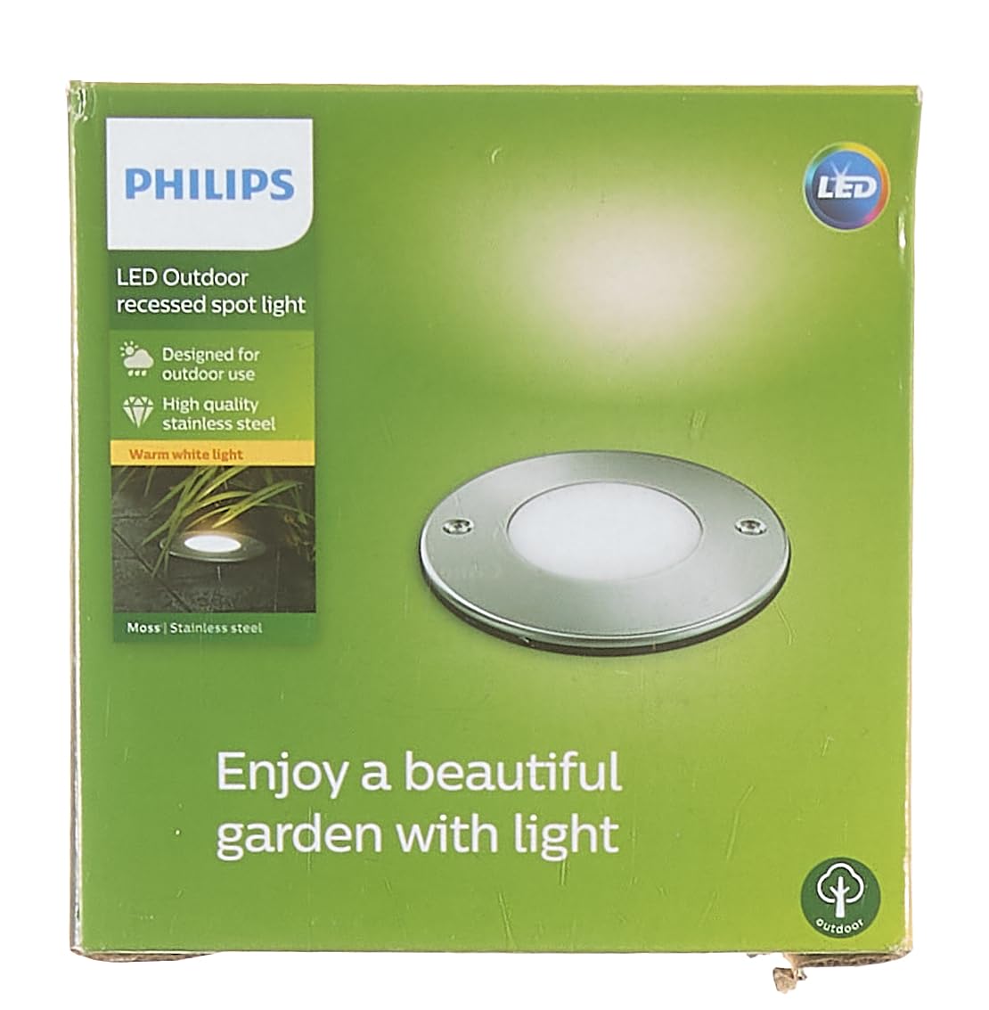 Philips myGarden LED Einbauleuchte Moss, 3W, Grau : Amazon.de  