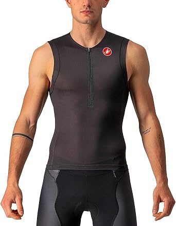 CASTELLI Free Tri 2 Sleeveless Top - Mens Black, M