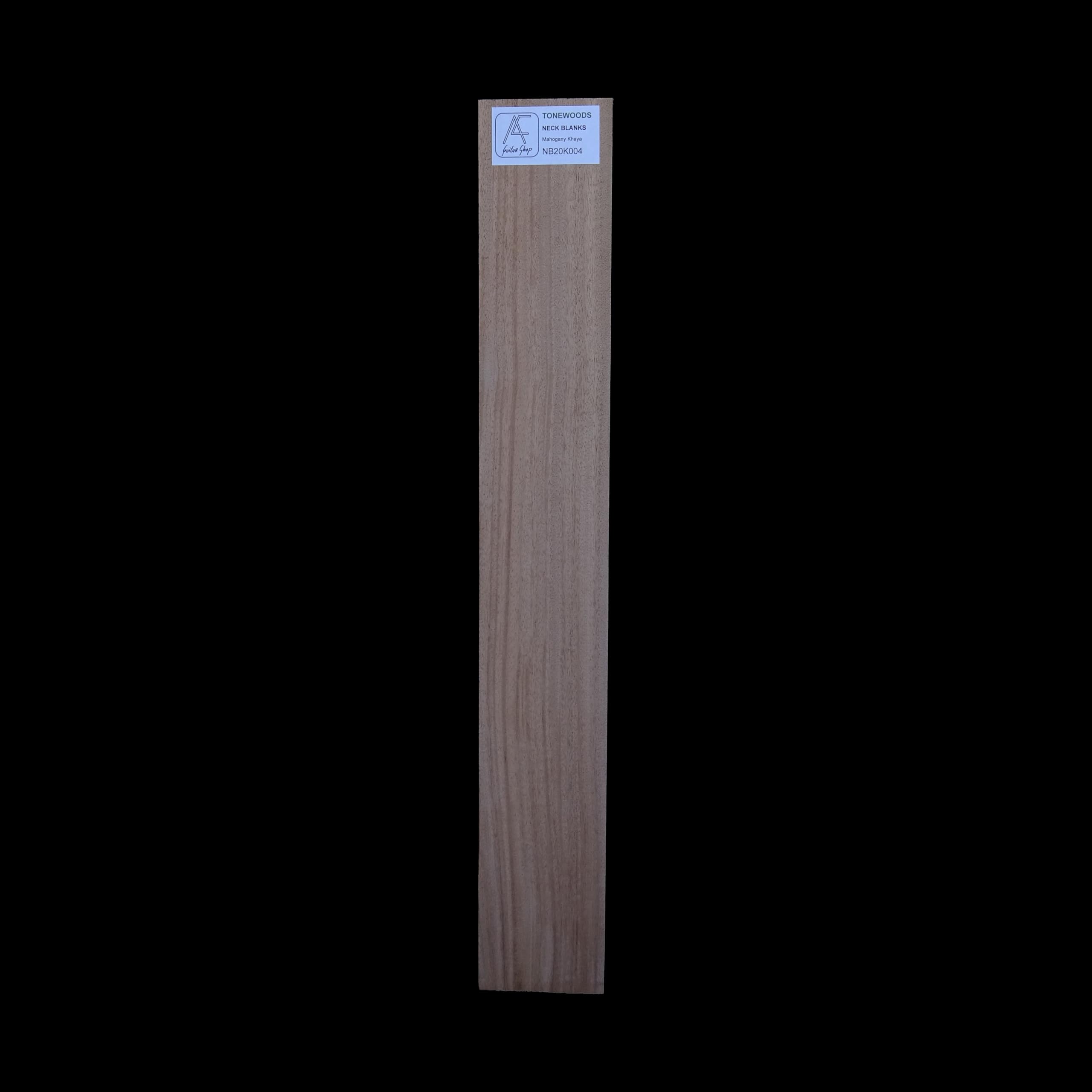 Acajou Khaya 20 mm Neck Blank pour Manche de Guitare Stable