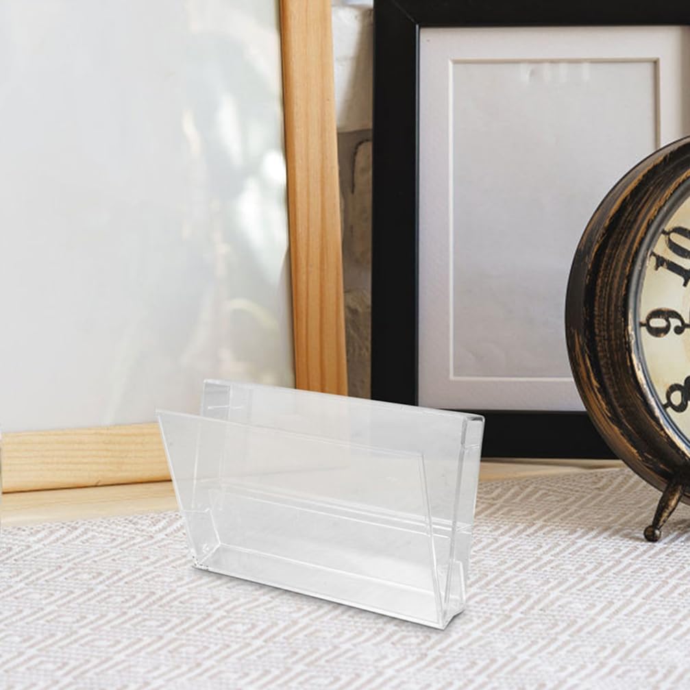Toddmomy 12pcs Vintage Cassette Tape Storage Box Built Note Holder for Easy Organization Clear Household Organizer for Audio Cassettes and Notes Compact Design for Collectors