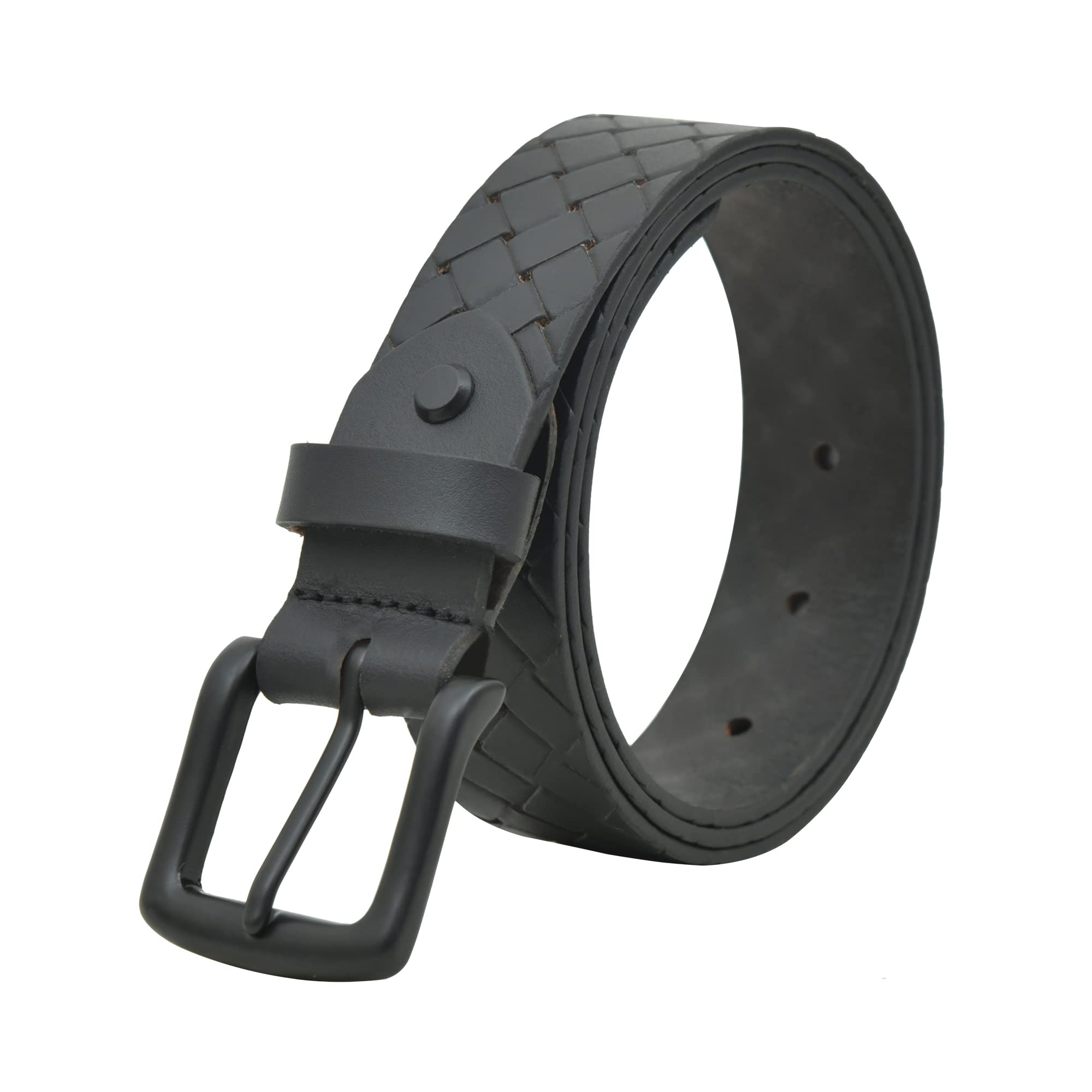 Cavaldii ITALIA Mens Leather Belt, Handmade Pure Italian Quality Mens Formal Belt.