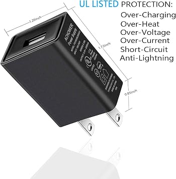 Fast Charger for Samsung Galaxy Phone - Galaxy J8 J7 J6 J5 J4 J3 J2 J1 Prime Pro, J7 Sky Pro, 2018 2017 2016, S6 S7 Edge, LG Q6 K7, Nexus 6 5, Moto G5 G4 E4 Charger with 5FT Cable Cord