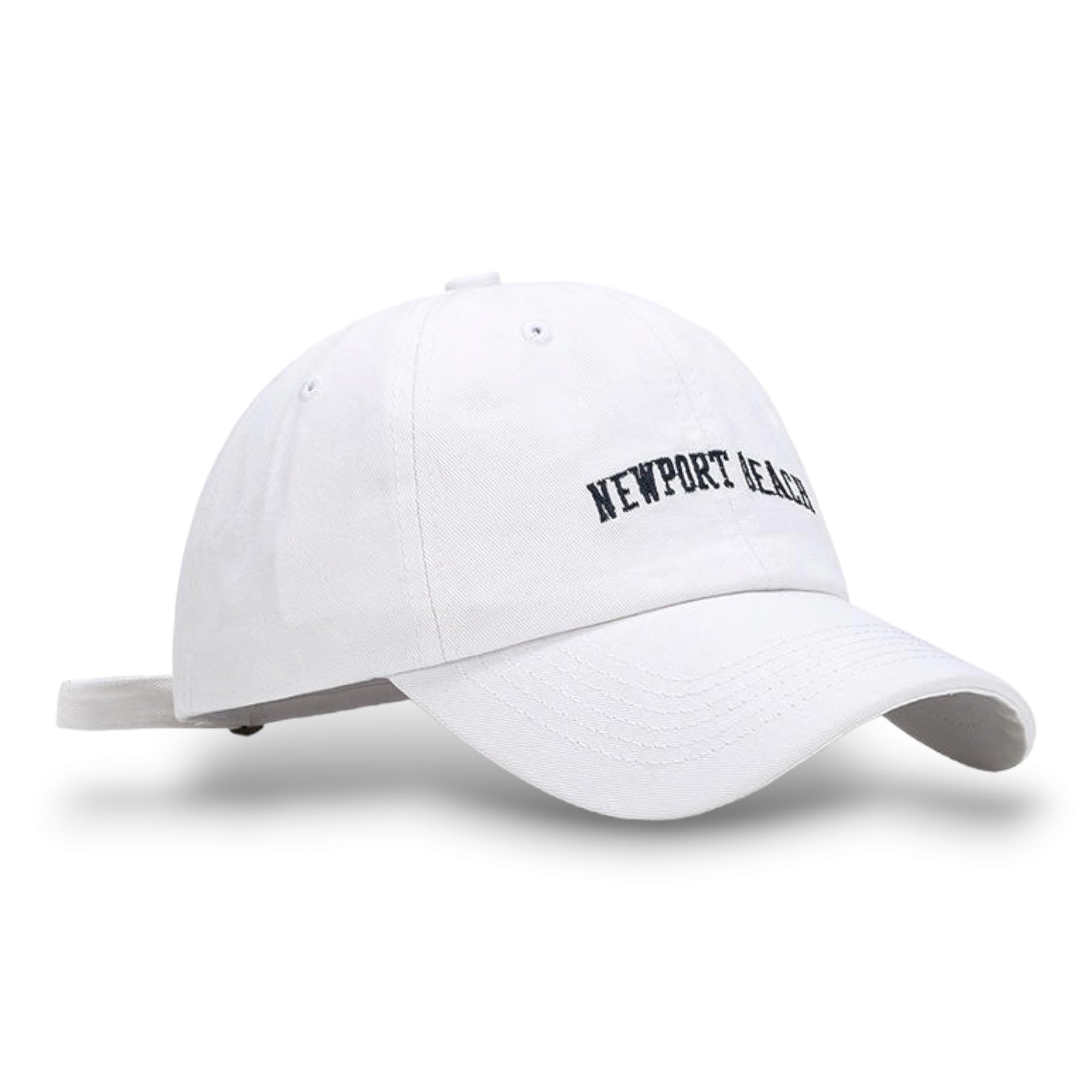 Trending Fashion Dad Hat, Curved Brim Cap Newport Beach California Cotton Baseball Men Women Golf Surf
