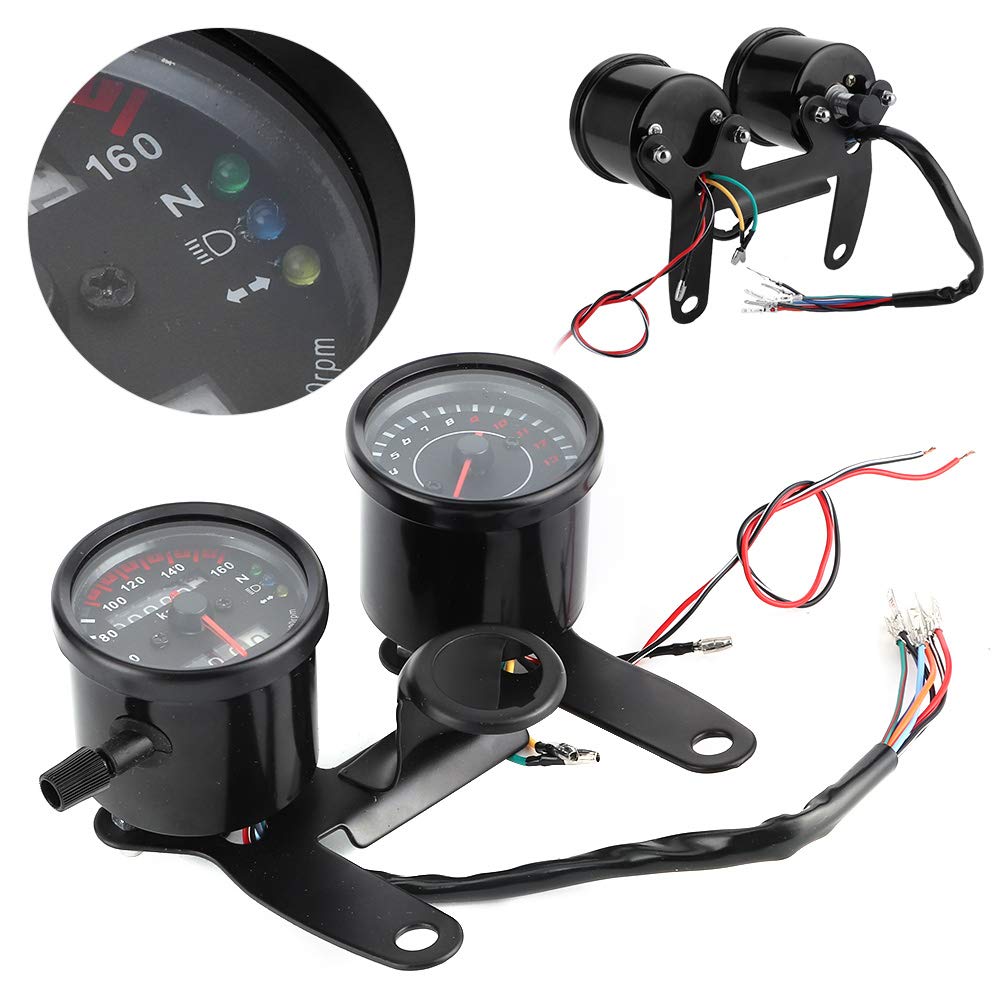 Contachilometri Universale per Moto LED Contagiri Contagiri Strumento 12V Parti per Moto per Prestazioni e Precisione Migliorate