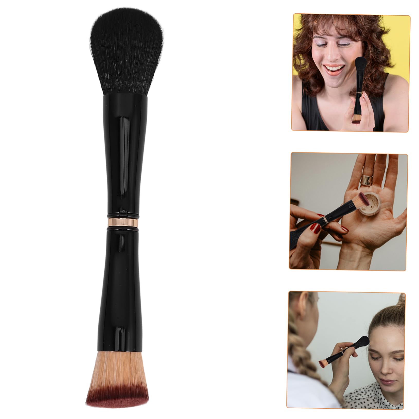 FOMIYES 5st Pinsel Pulver-stiftung Rougepinsel -grundierungspinsel Loser Puderpinsel Concealer Pinsel Kosmetik-grundierungspinsel Wellpappe Aus Seiden-nylon-wolle