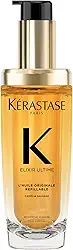 Kérastase Elixir Ultime L'Huile Originale, Óleo Capilar Nutrição Profunda, Brilho Proteção Térmica, Antifrizz e Maciez para Todos os Tipos de Cabelo, 75ml