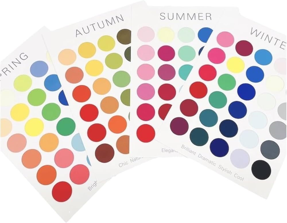 似合う色がすぐわかる、パーソナルカラー、クイック診断、４シーズン分析ボード12枚 似合う色がすぐわかる、パーソナルカラー、クイック診断、4シーズン