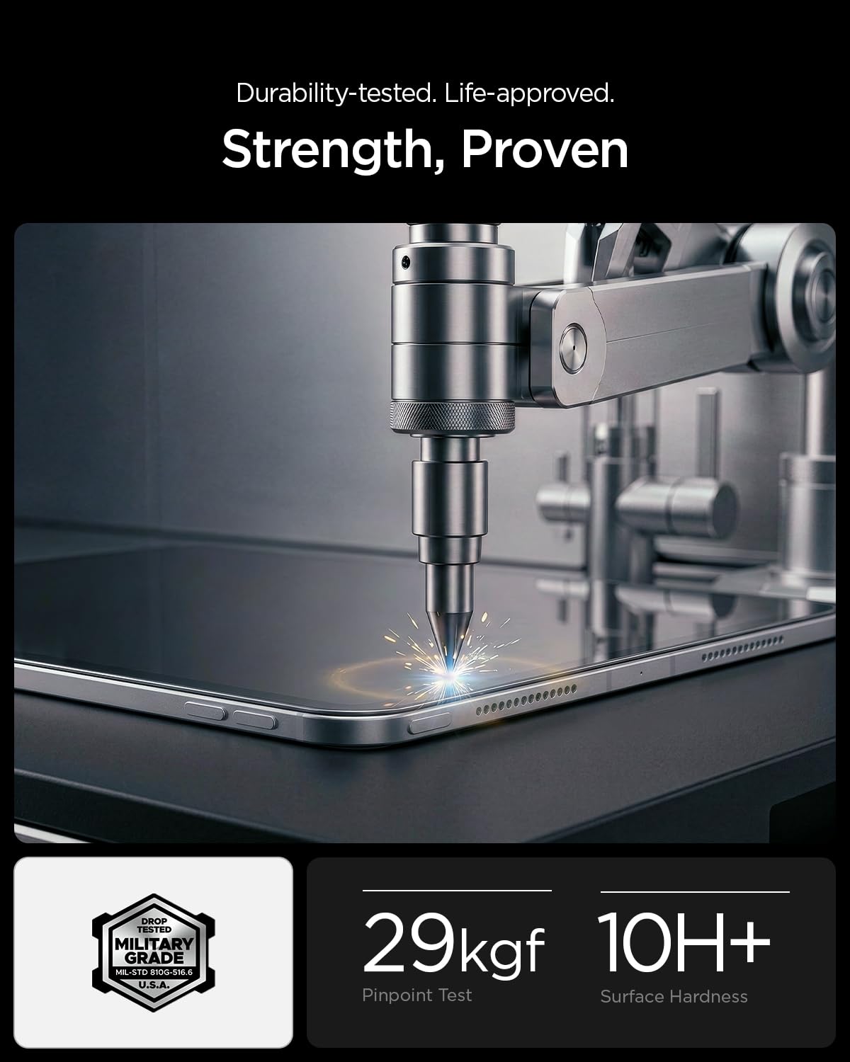 Spigen AlignMaster T Tempered Glass Screen Protector Guard for iPad Pro 11 inch (M5, 2025) / (M4, 2024) [1 Pack] — Amazon image 6