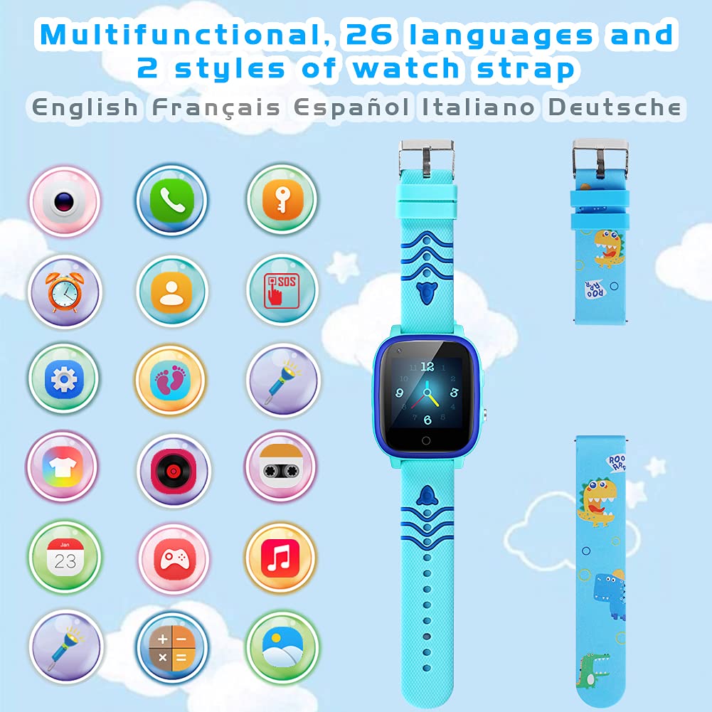 OKYUKUKids 4G Smart Watch GPS SOS Call - Dettaglio