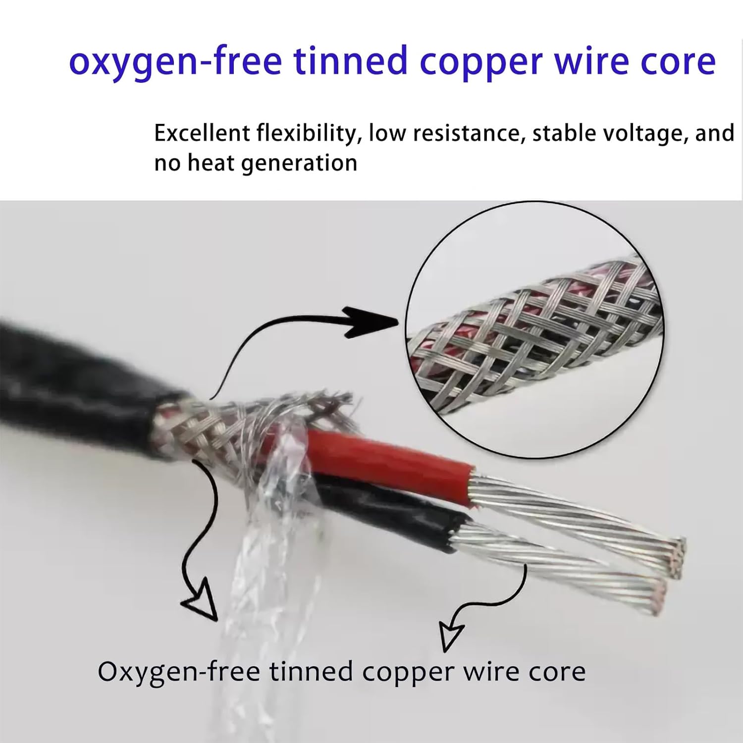 AFPF High-Temperature Shielded Cable – 4-Core Tinned Copper, Heat-Resistant & Flame-Retardant, 0.5–2.5mm² Flexible Wire for Industrial & Automation Wiring(25ft,0.75mm2-4c)
