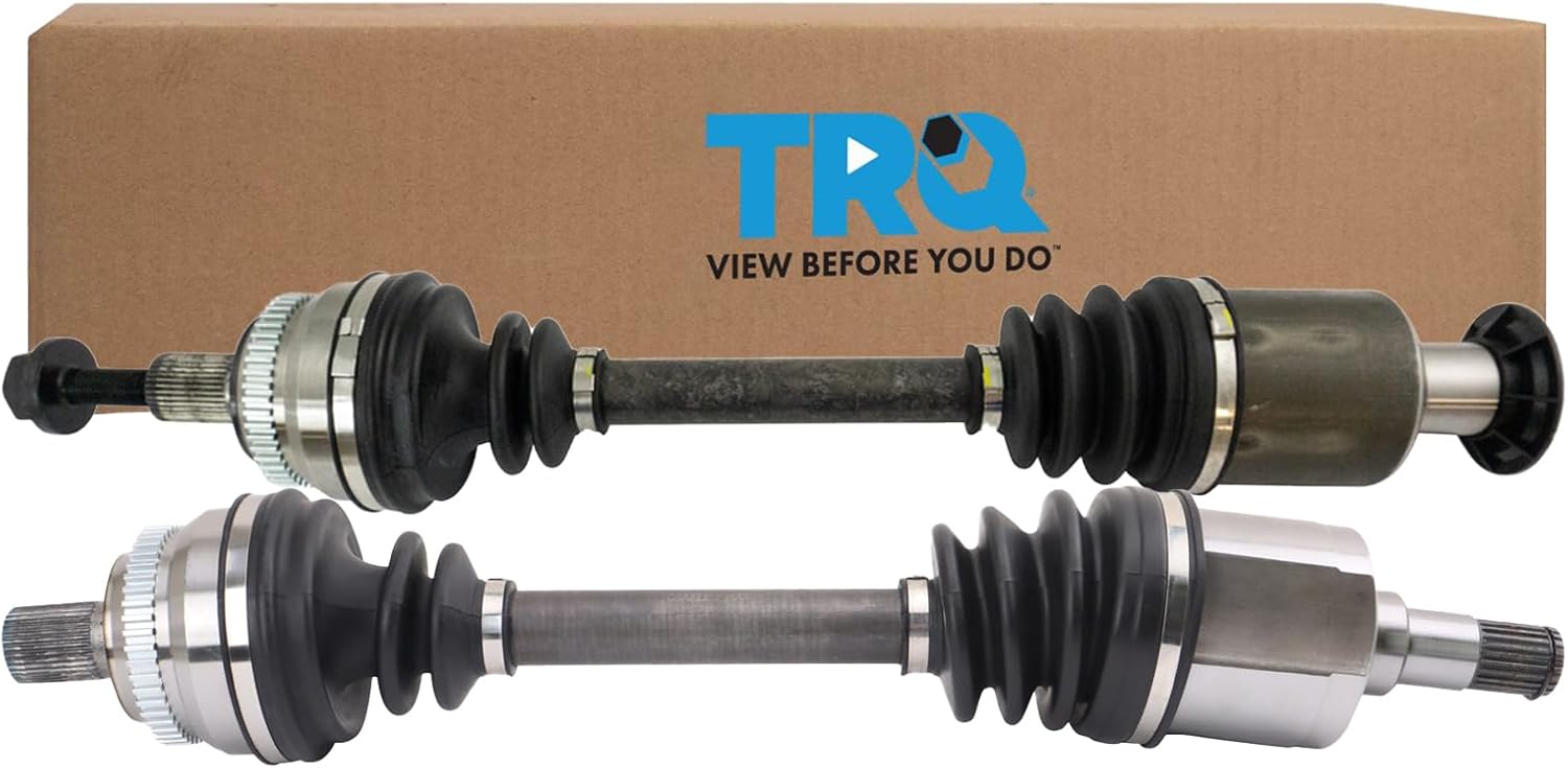 TRQ CV Axle Shaft Assembly Front Driver & Passenger