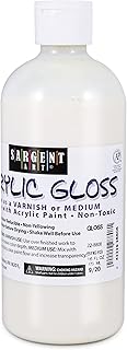 Sargent Art 22-8808 16-Ounce Acrylic Gloss and Varnish, Other, 1-(Pack)
