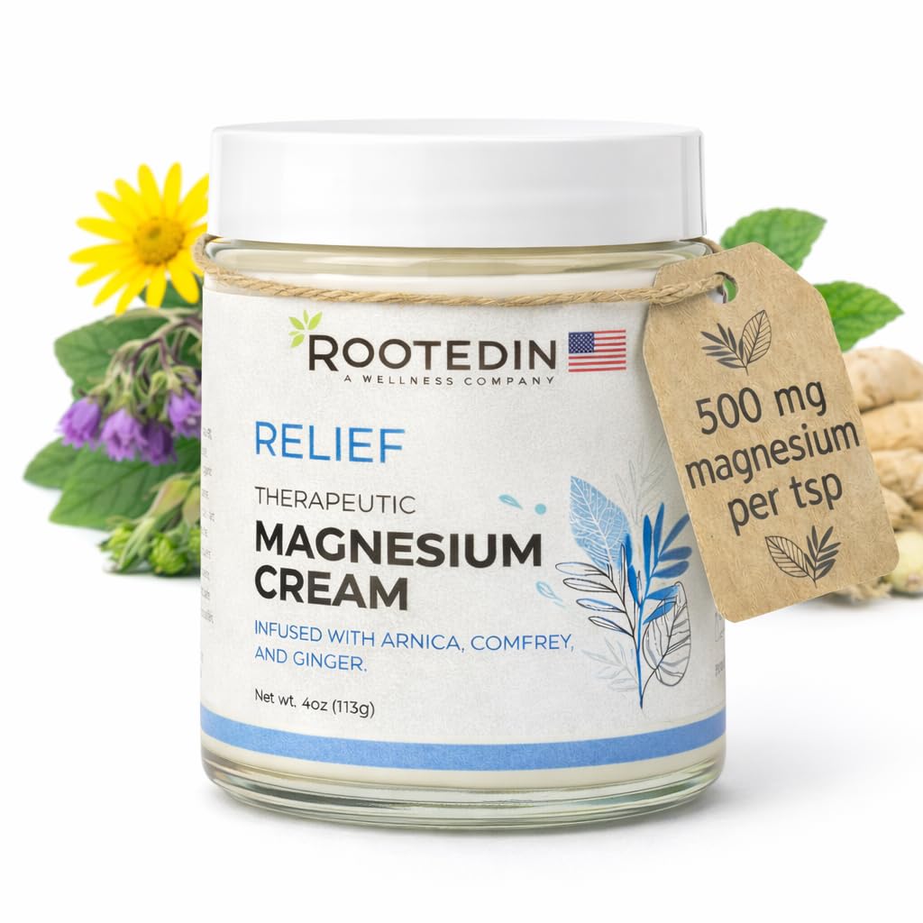 Amazon.com : Rooted In Relief Magnesium Cream – 500mg Magnesium