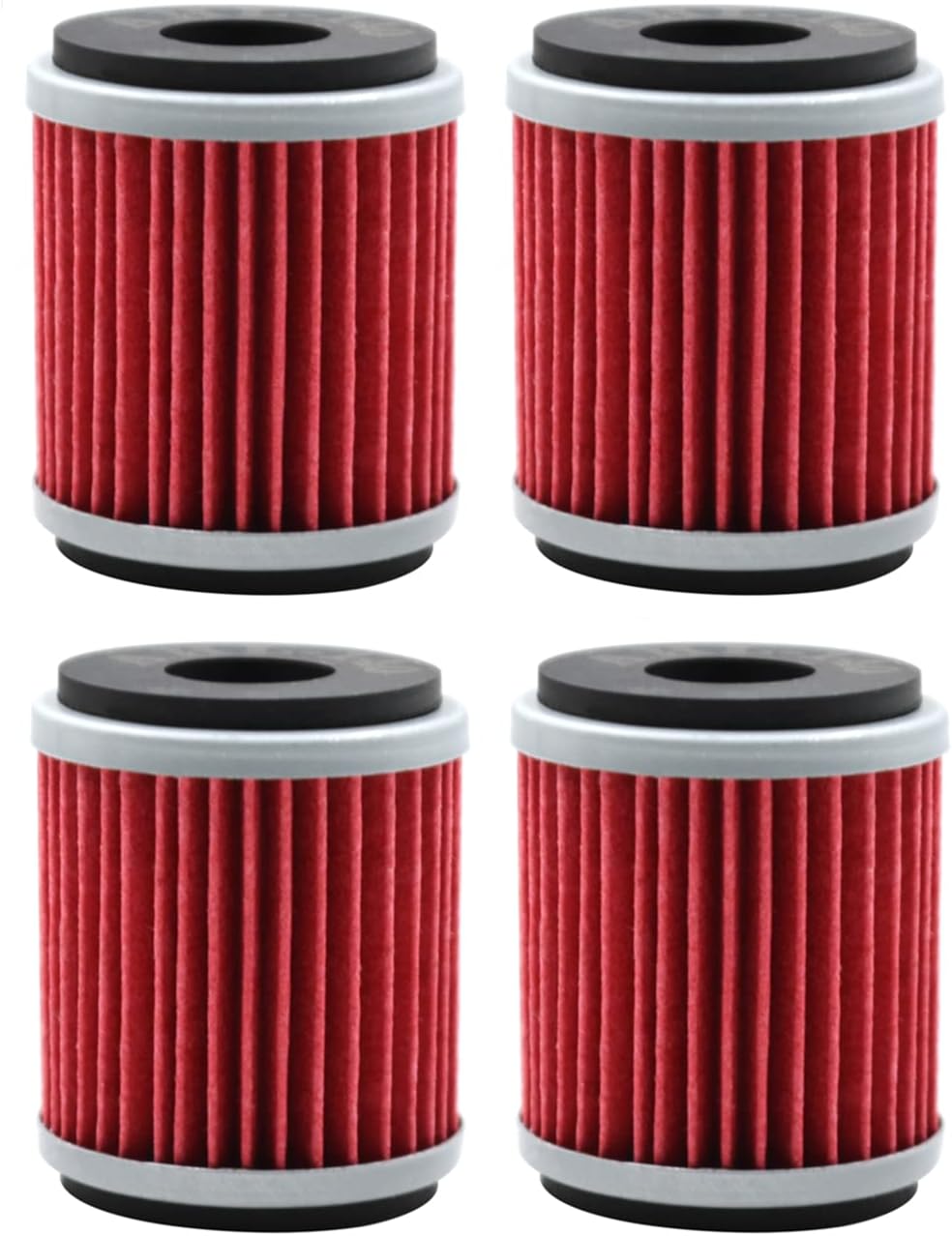 AHL 141 Oil Filter 1S7-E3440-00 5TA-13440-0 Compatible with Yamaha CZD300 XMAX 292 2017 2018 2019 2020 Wr125x 125 2009-2016 Wr125r 125 2009-2016 Vp125 x125 2007-2015 Yzf r125 125 2008-2014(4 pack)