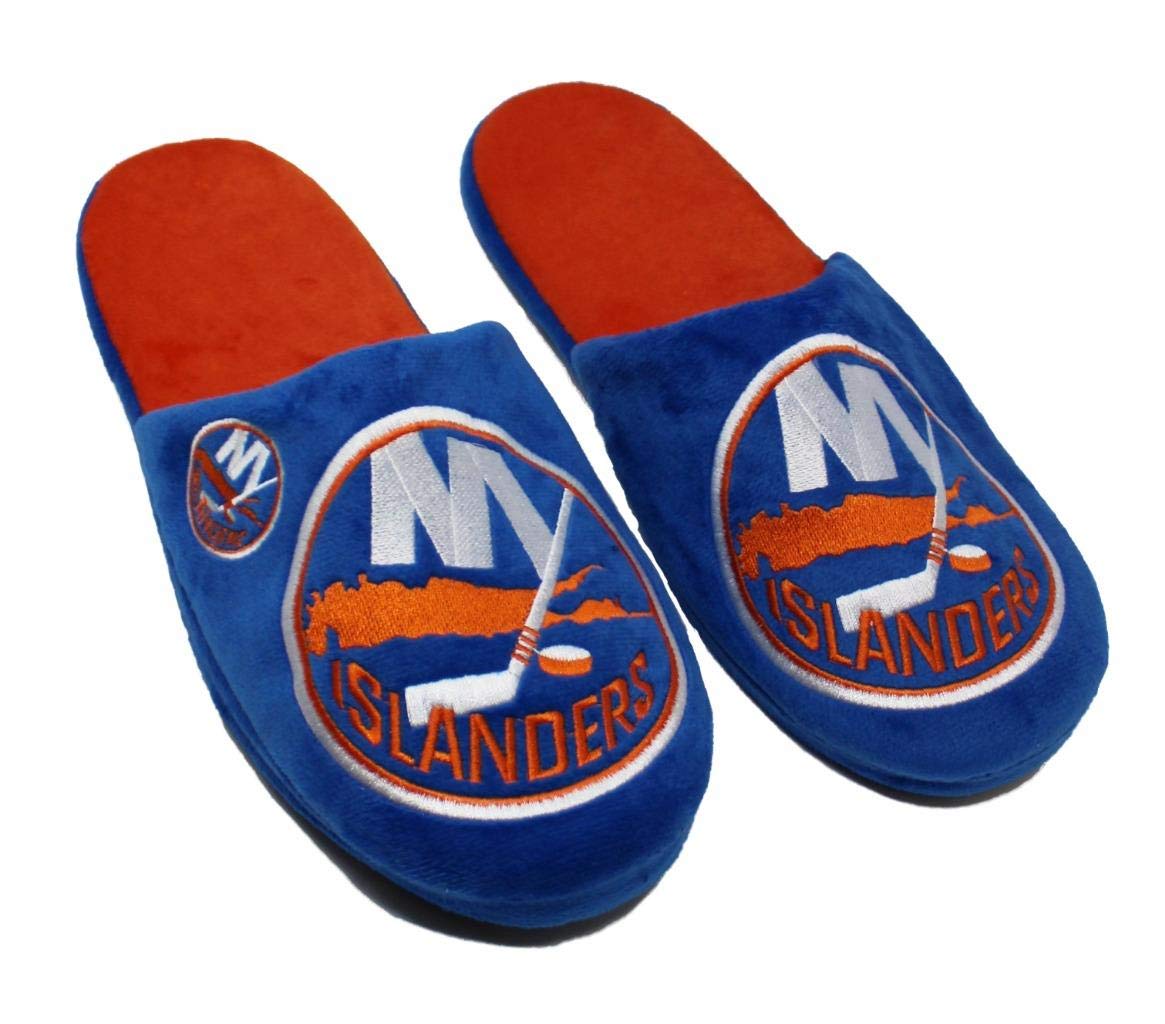 FOCO NHL New York Islanders Men's Slip On Slippers Size Large 11-12