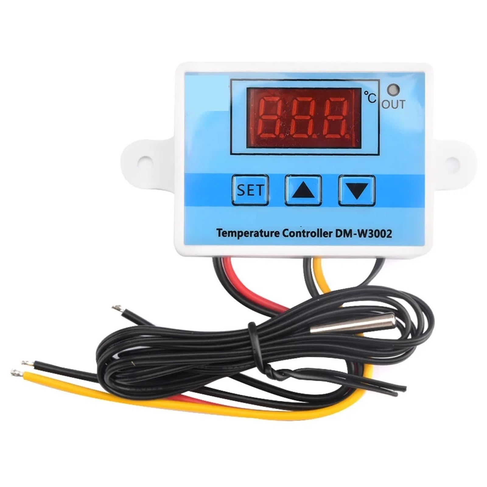 Yjcebgped W3002 Ac110-220V 1Pc W3002/W3001 Digital Control Temperature Microcomputer Thermostat Switch Thermometer Thermoregulator Sensor Ac110 Ac 220V(W3002 Ac110-220V)