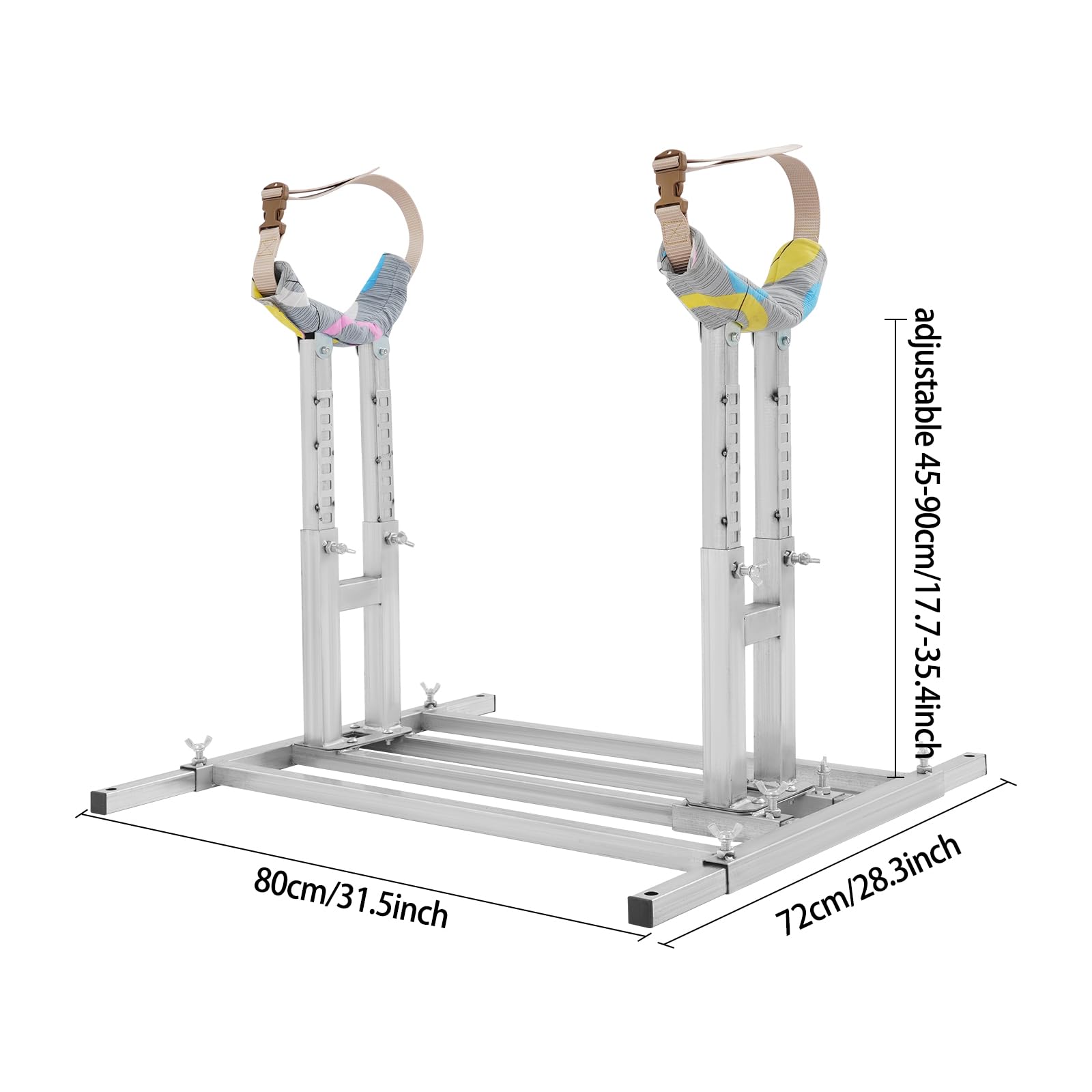 Three Shelf Stand for Medium Bird Breeding Cage in Black