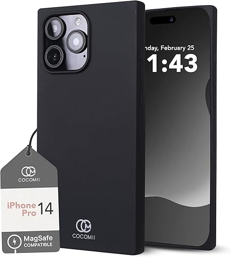 Miniatura 41 de Cocomii - Funda Rectangular Compatible con iPhone 14 Pro Max - Compatible con MagSafe, Silicona de Tacto Suave, Forro de Microfibra, Funda Magnética