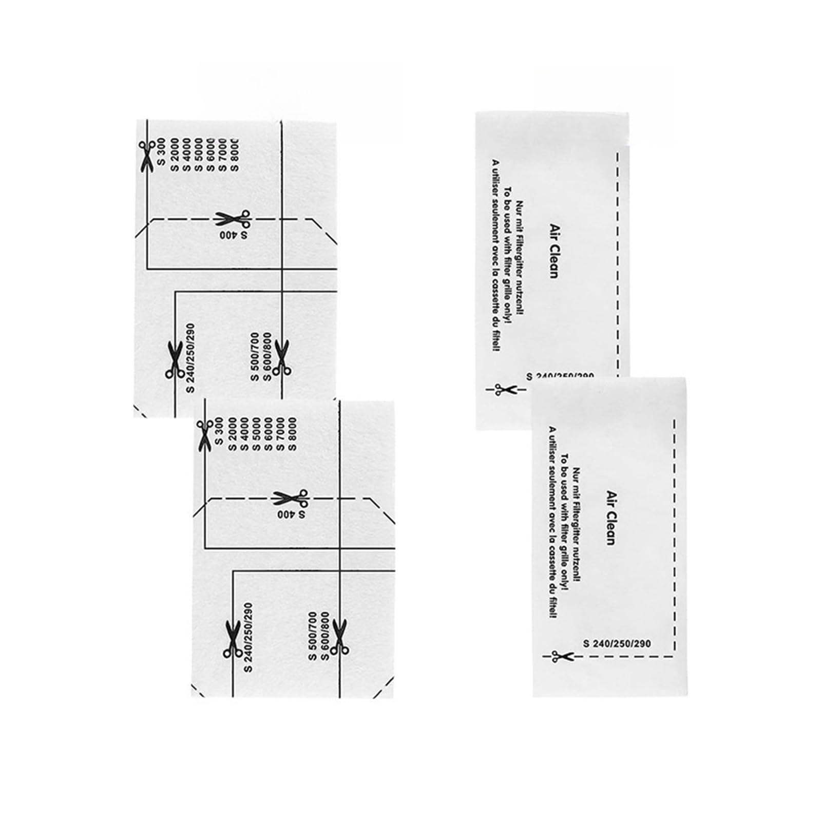 Staubsaugerzubehör Staubbeutel, Kompatibel for Miele, GN C1 C2 C3 S400i S600 S2 S5 S8 Serie, Ersatz-Einweg-Staubsammel-Müllbeutel(20pcs)