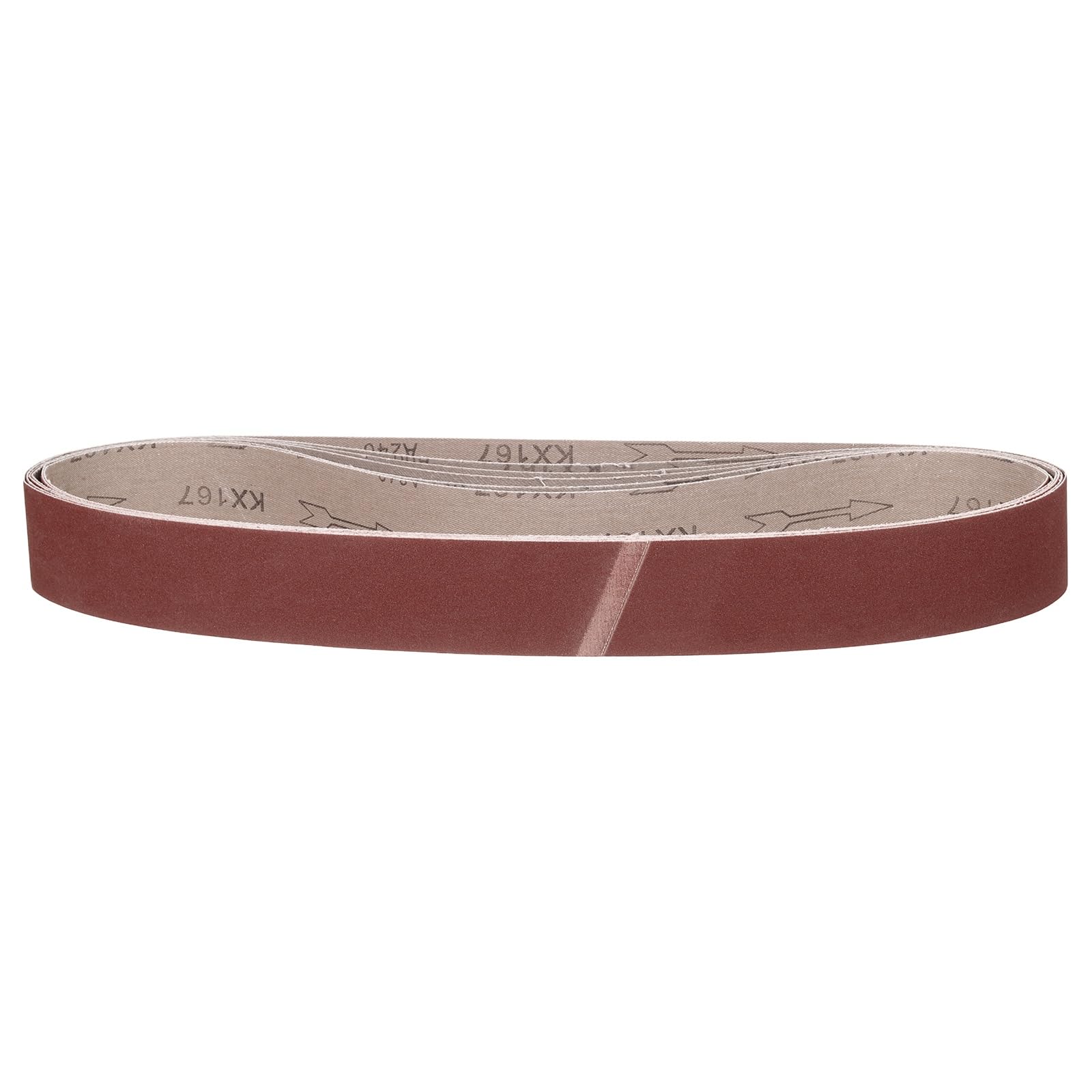 CoCud 50mm x 1220mm Sanding Belt, 5 Pcs 240 Grit Knife Sharpener Belts Work Sharpening for Belt Sander Knife Carving Tool Metal Working