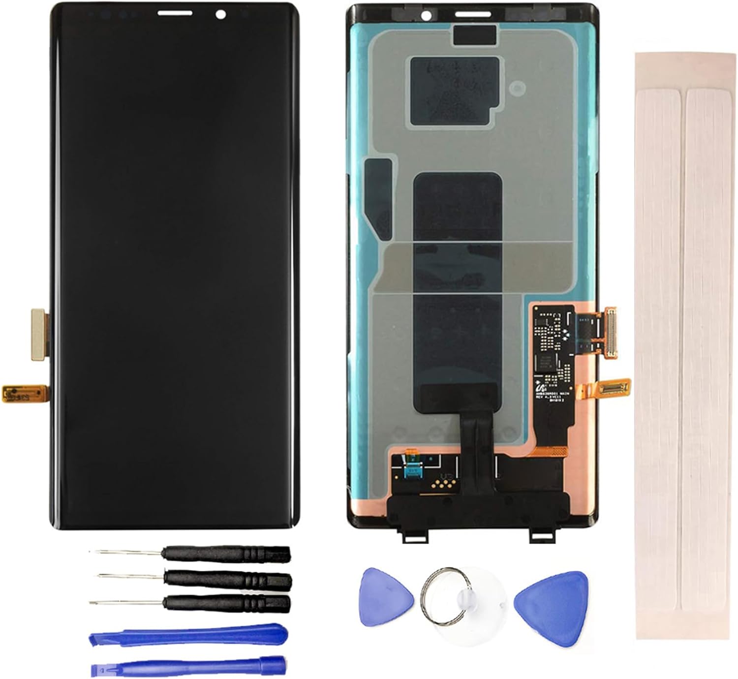 LCD Display & Replacement Touch Screen Digitizer Assembly with Free Tools for Galaxy Note 9 N9600 N960F N960U N960N Black