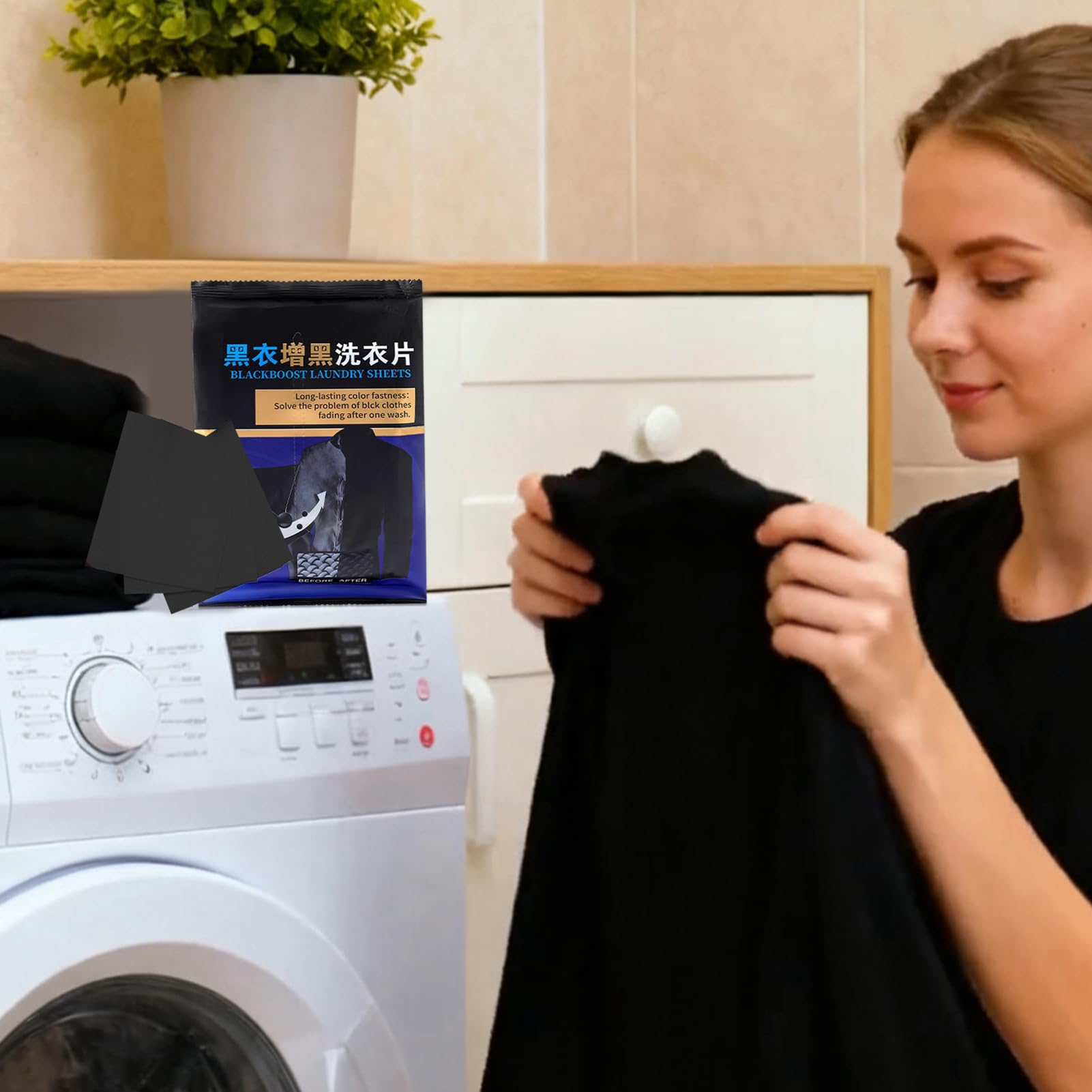 Feuilles Pour Foncer La Teinture Noire Pour Vêtements, Fixateur De Couleur Et Raviveur, Feuilles De Teinture Pour Le Linge, Fixateur De Couleur Et Noircissement, Pour Textiles Synthétiques
